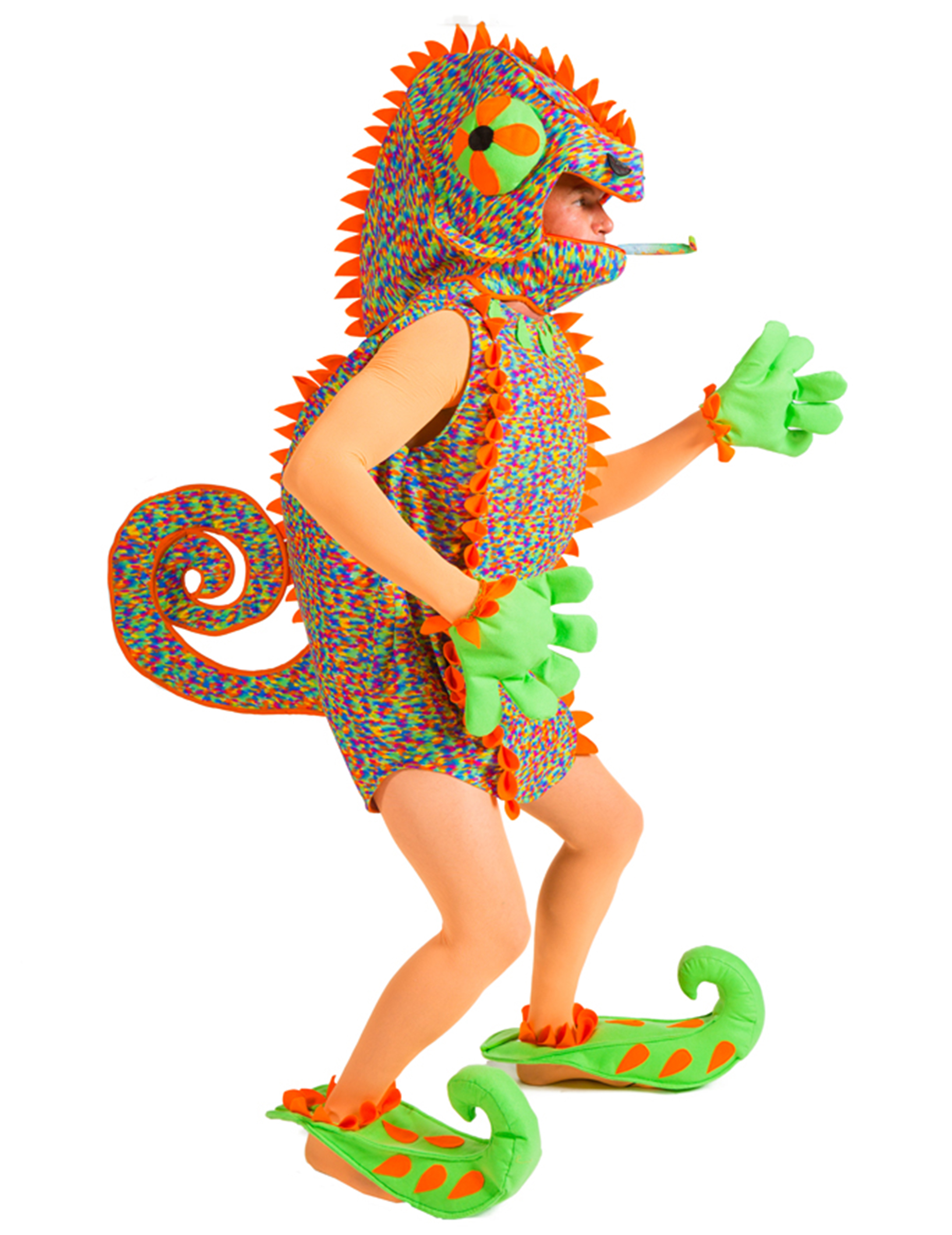 Déguisement caméléon homme
