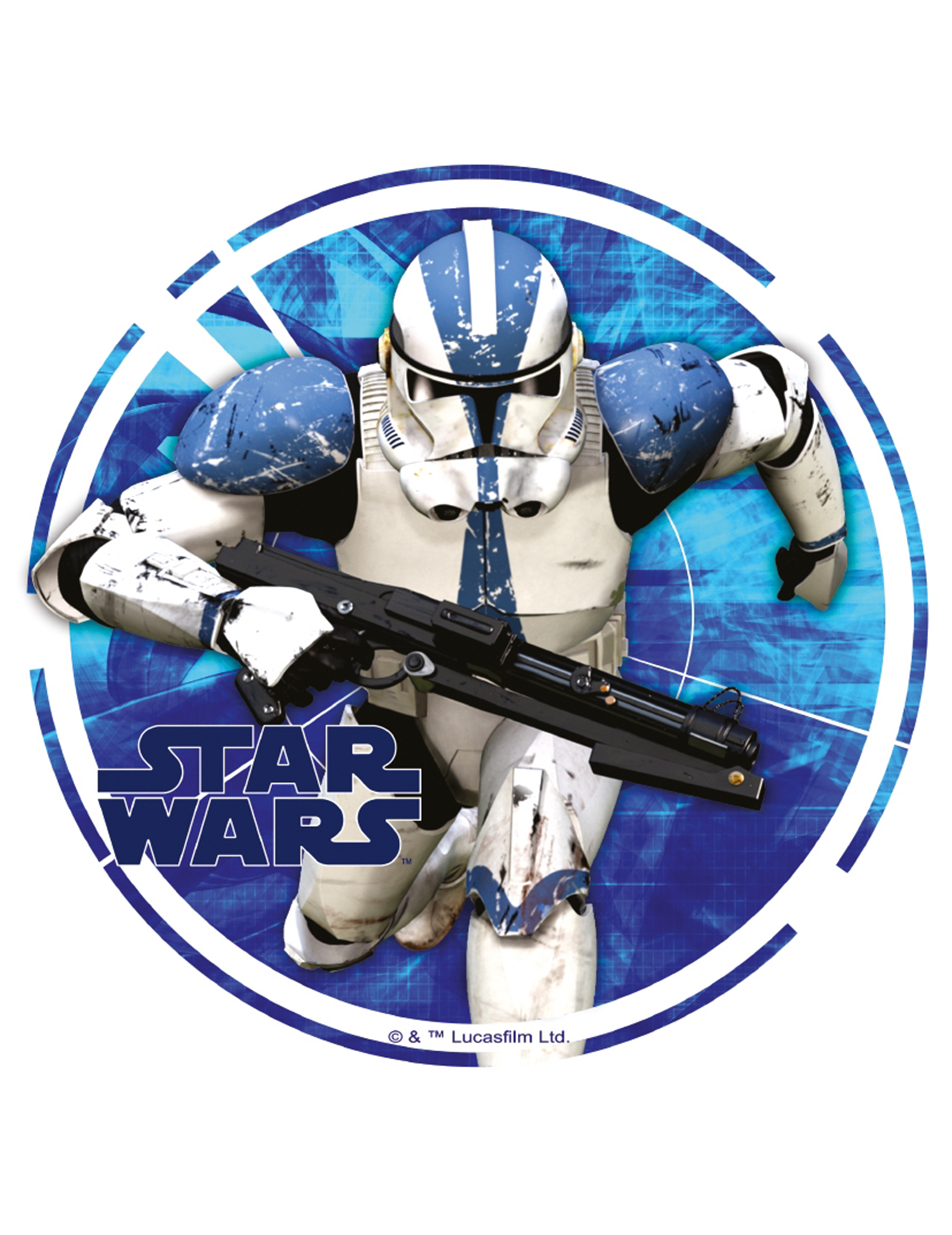 Disque en sucre Stromtrooper - Star Wars