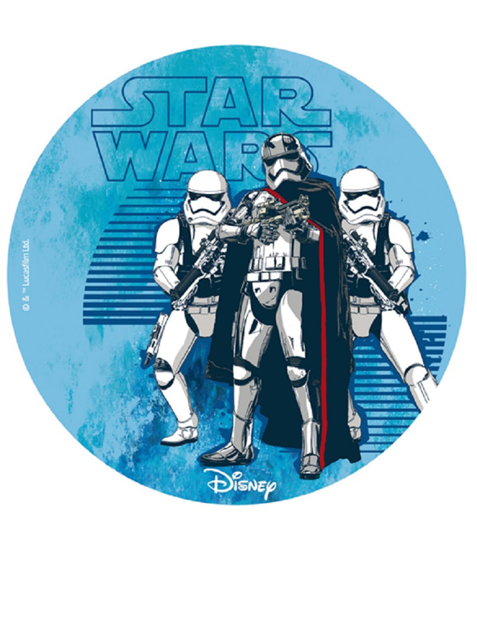 Disque en sucre Stormtrooper - Star Wars 20 cm