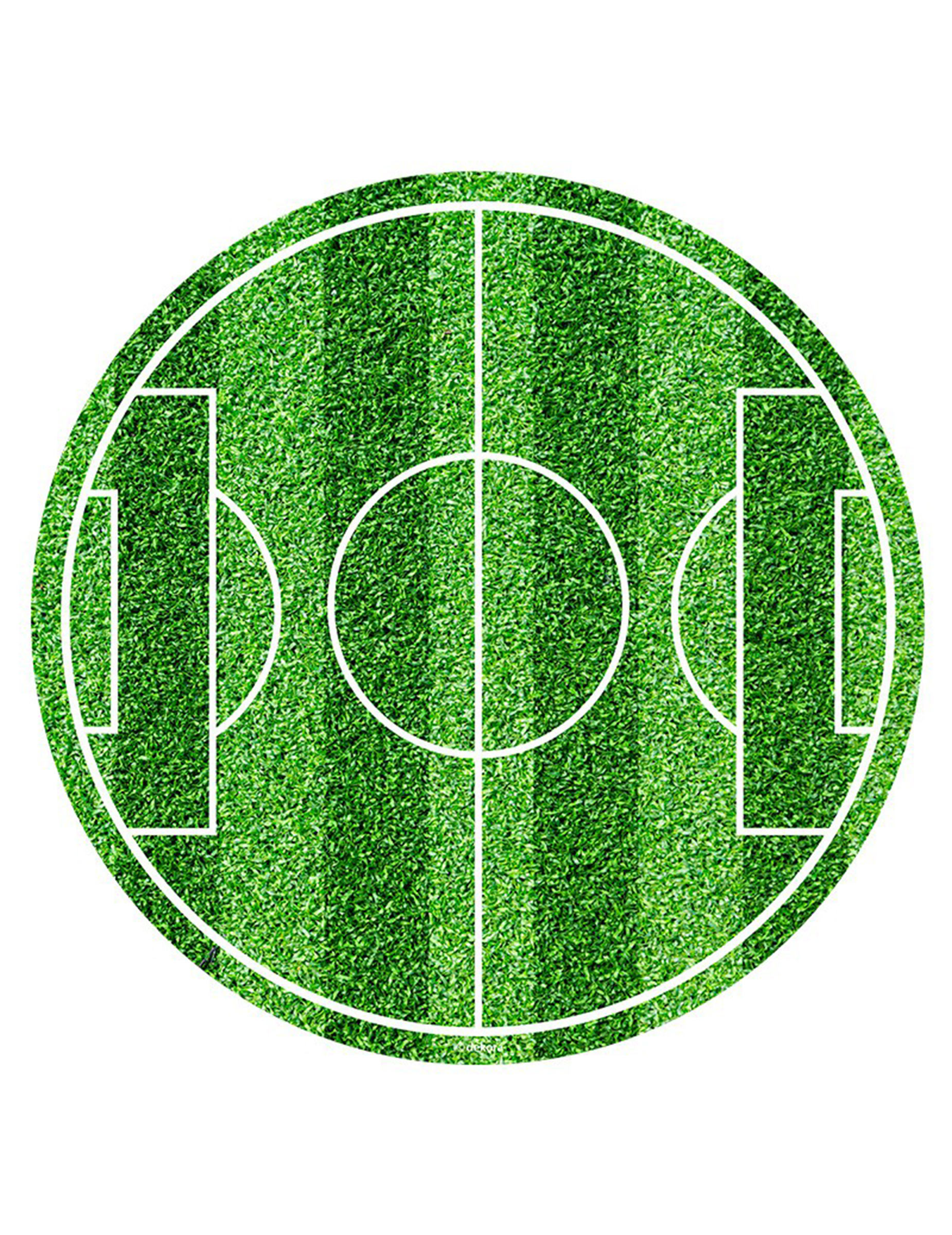 Disque en sucre terrain de foot
