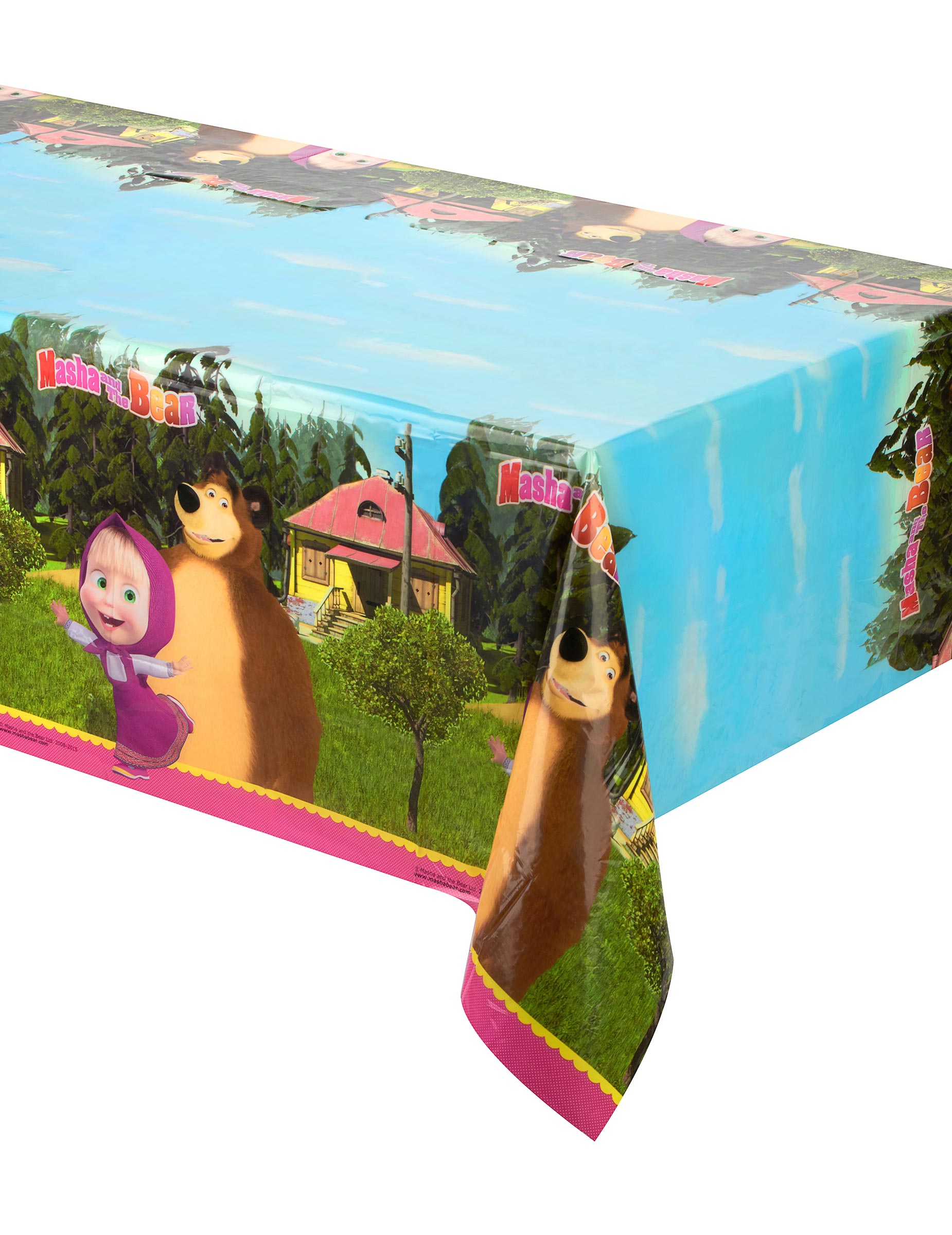 Nappe en plastique Masha et Michka