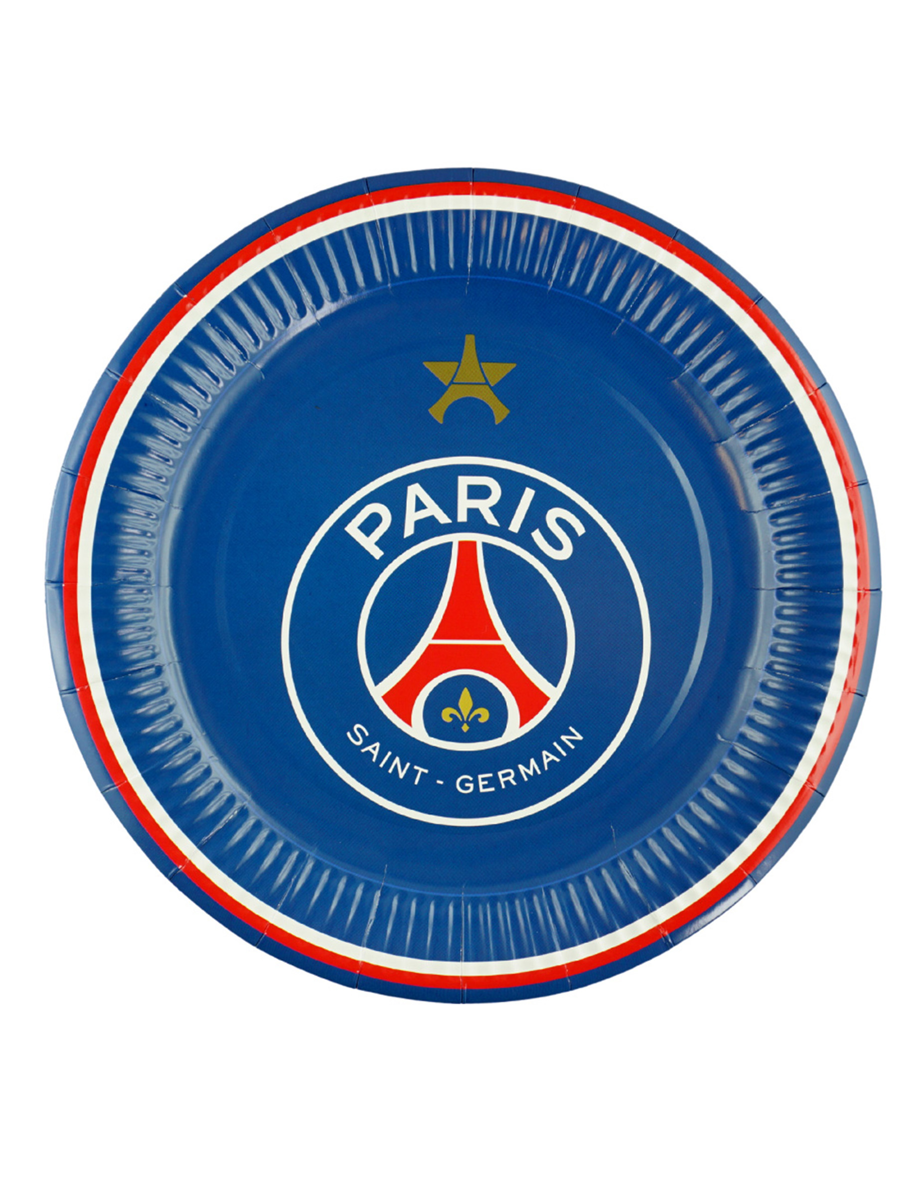 6 Assiettes PSG 23 cm