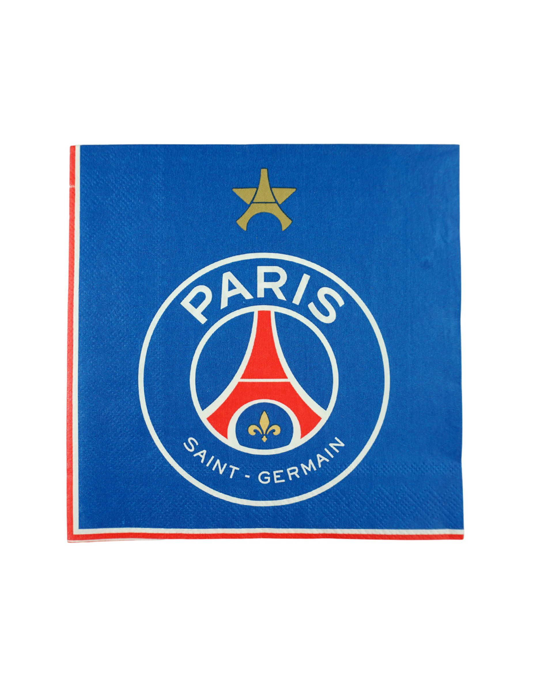 20 Serviettes en papier PSG 33 x 33 cm