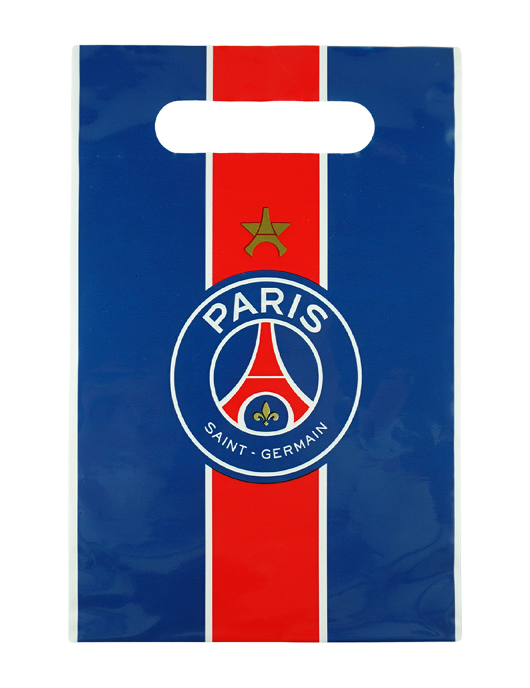 6 Sacs d'anniversaire PSG 23 x 15 cm