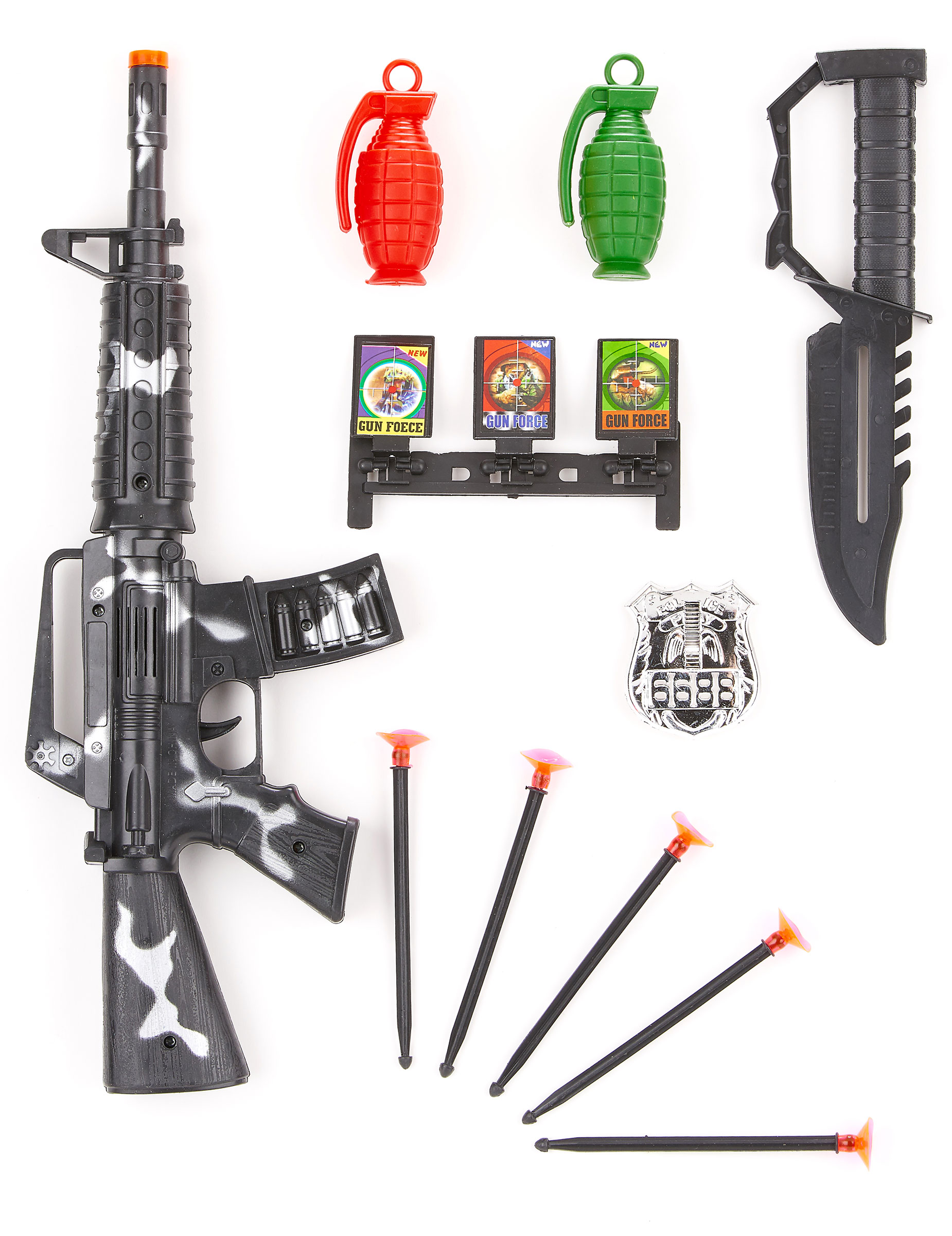 Kit complet Militaire enfant en plastique