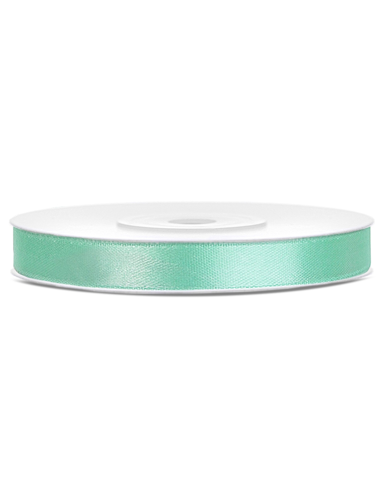 Ruban satin menthe 0.6 cm x 25 m