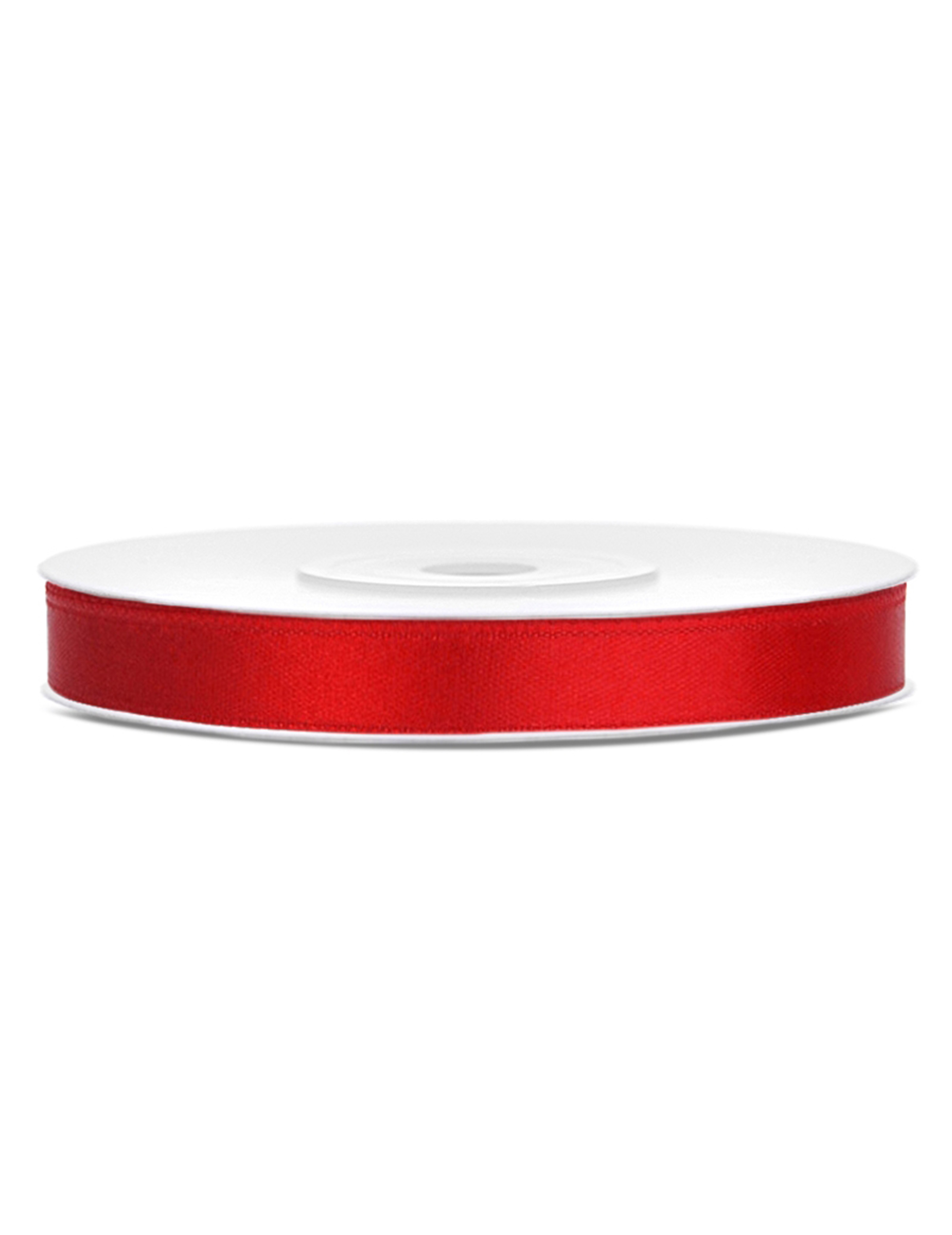 Ruban satin rouge 25 m