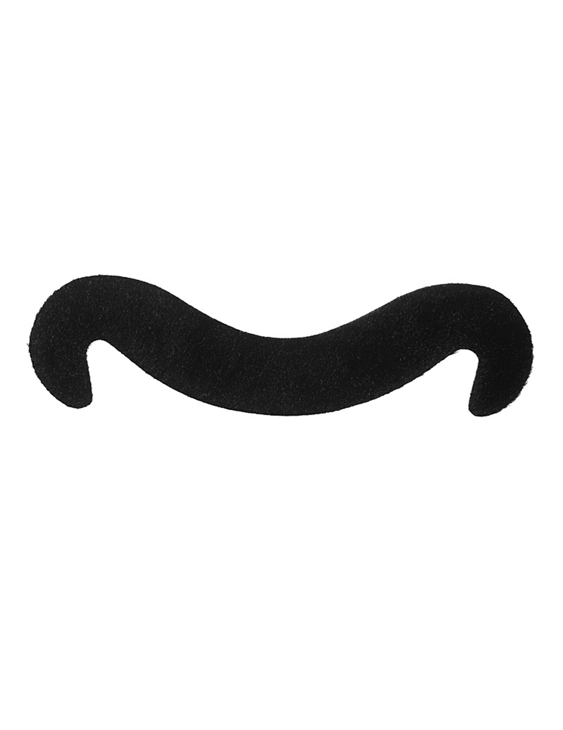 Moustache noire adhésive