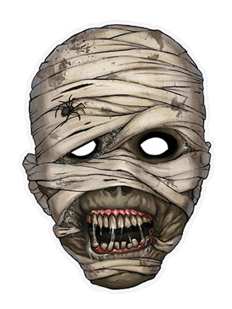 Masque papier momie