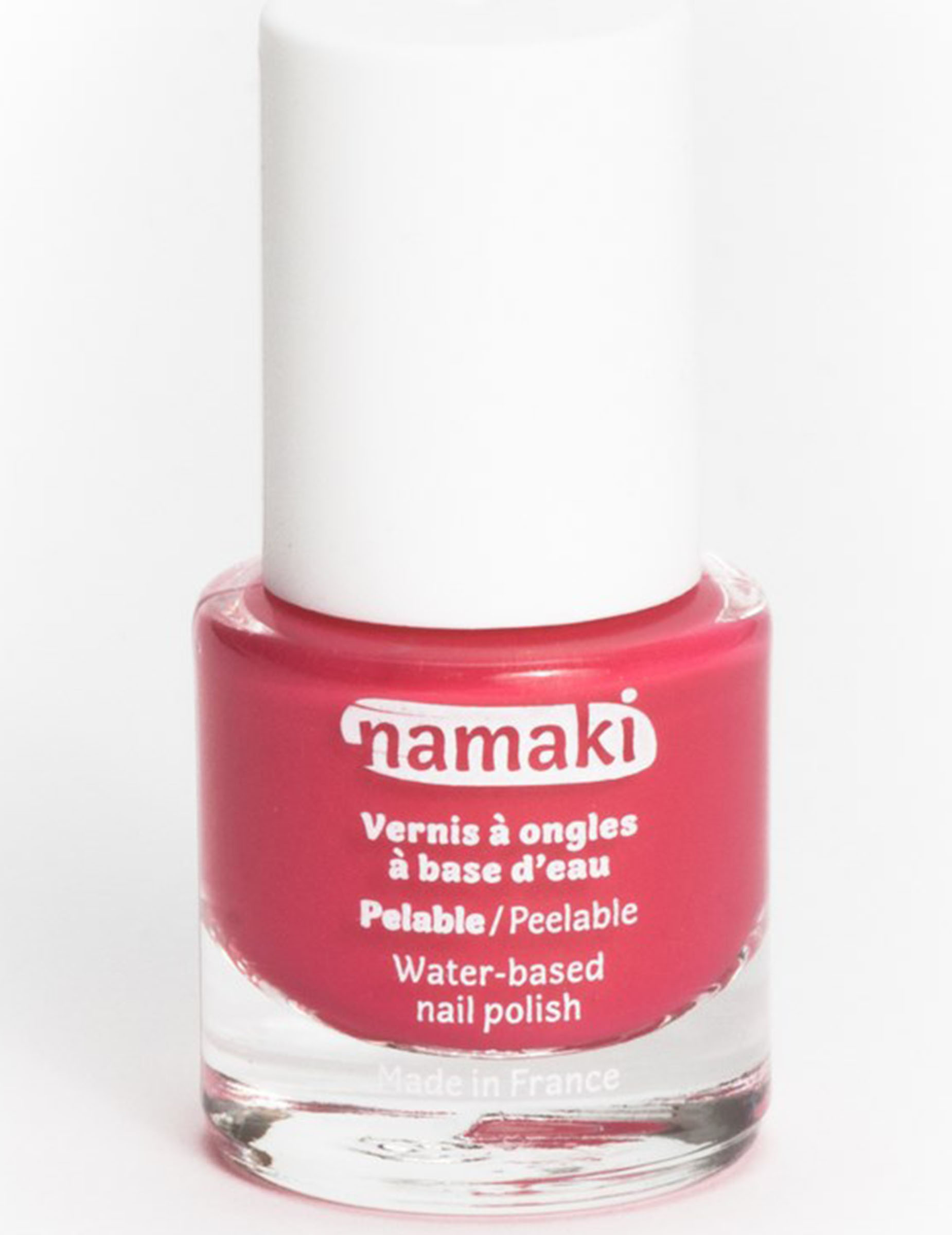Vernis à ongles base eau pelable corail 7,5 ml Namaki Cosmetics ©