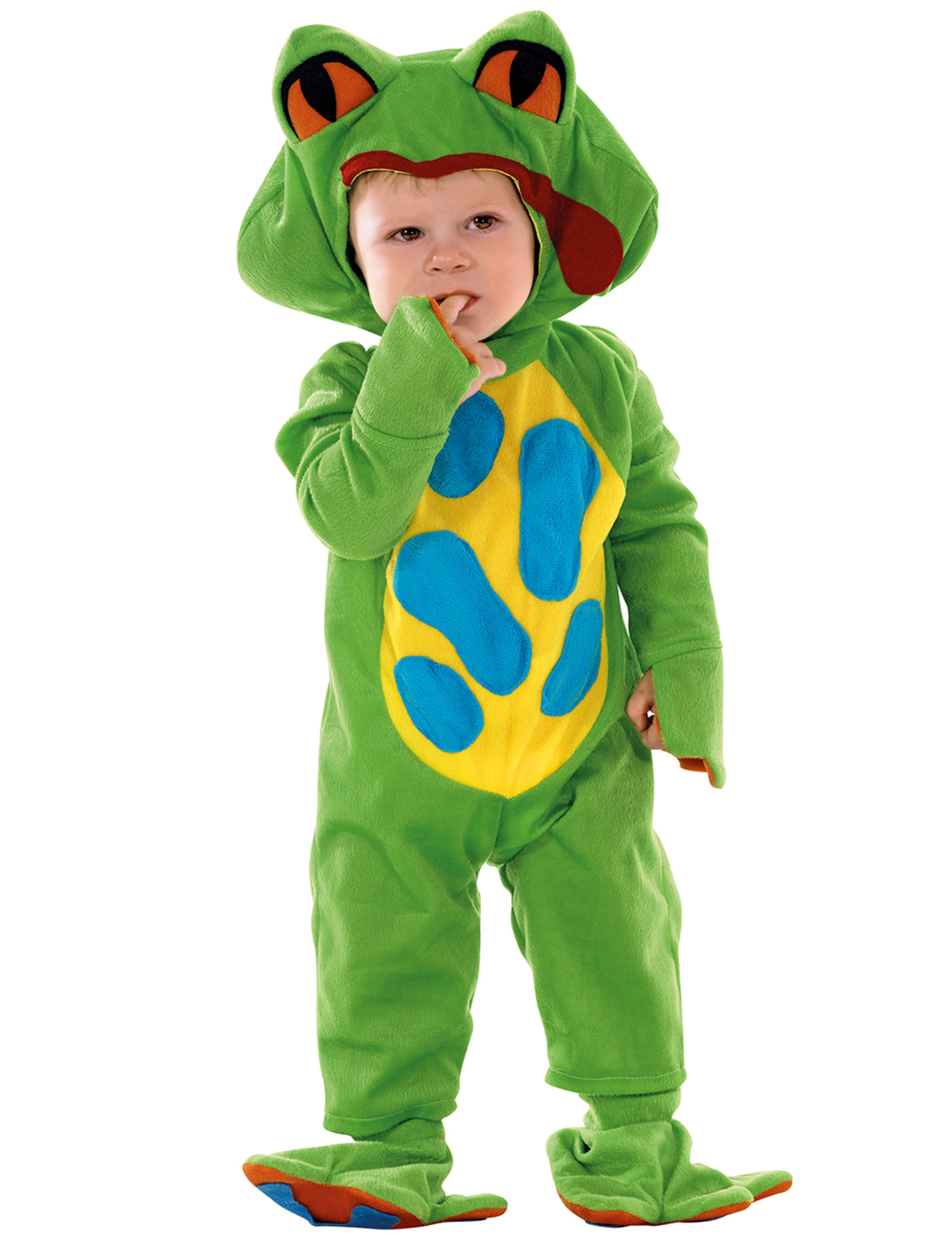 Déguisement grenouille verte bébé