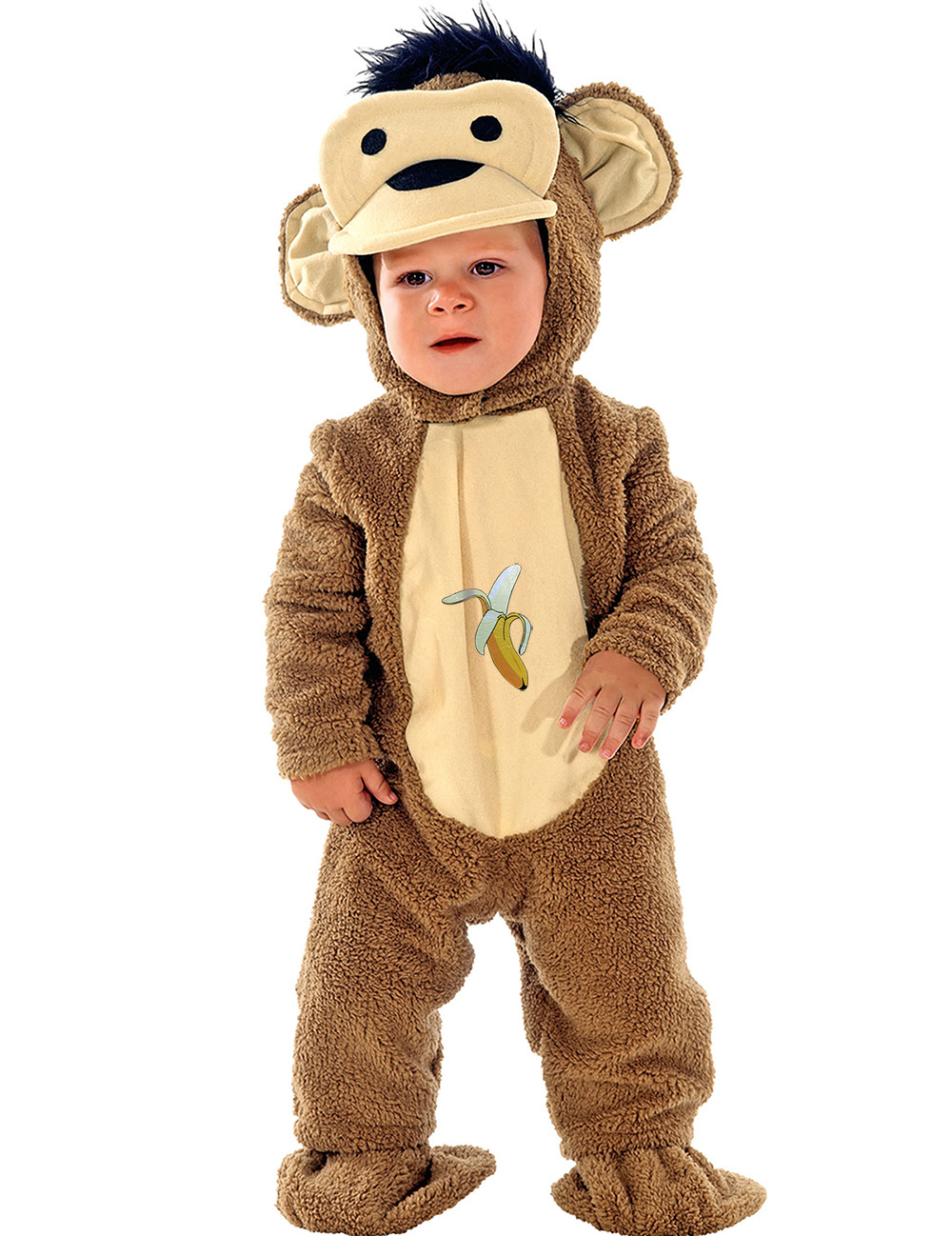 Déguisement combinaison singe bébé