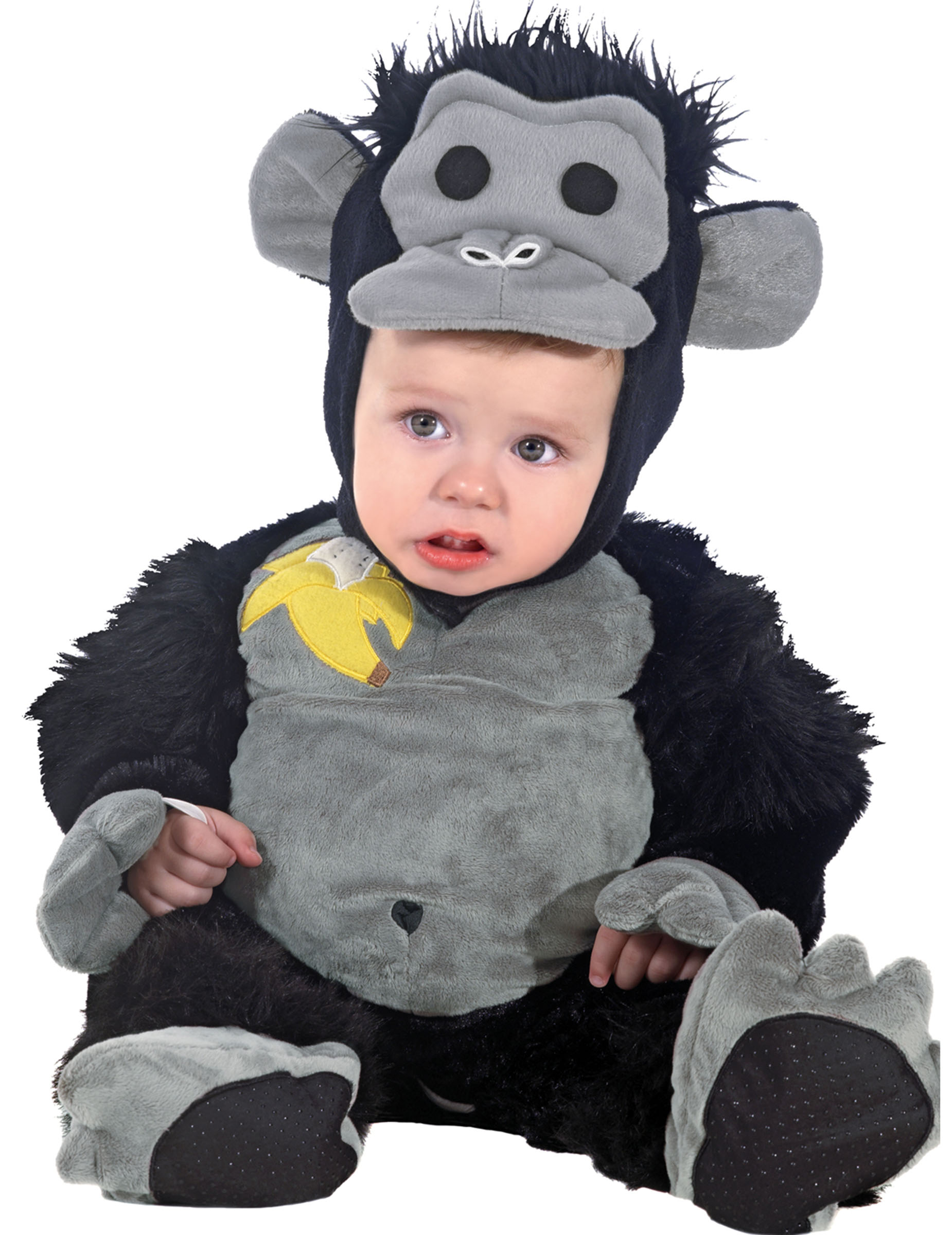 Déguisement combinaison gorille bébé