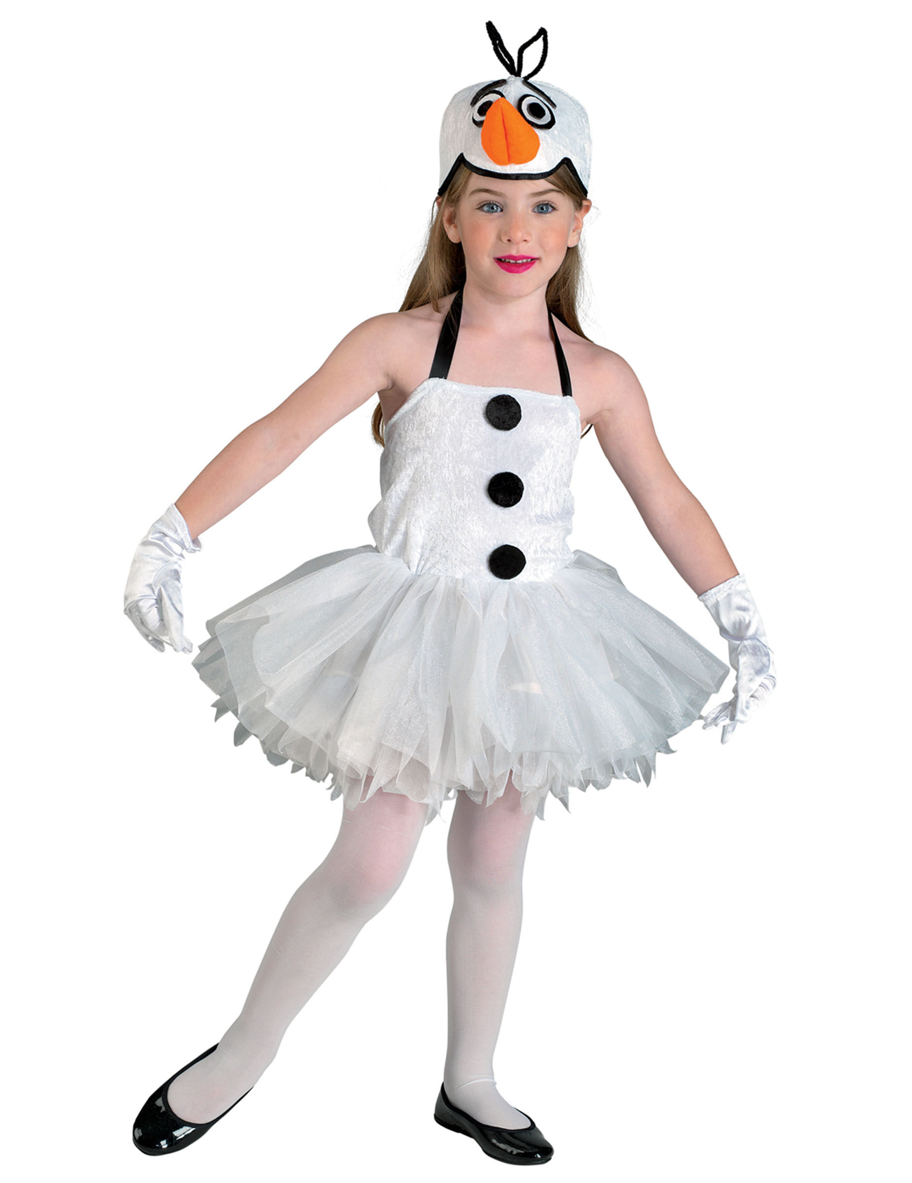 Déguisement bonhomme de neige fille
