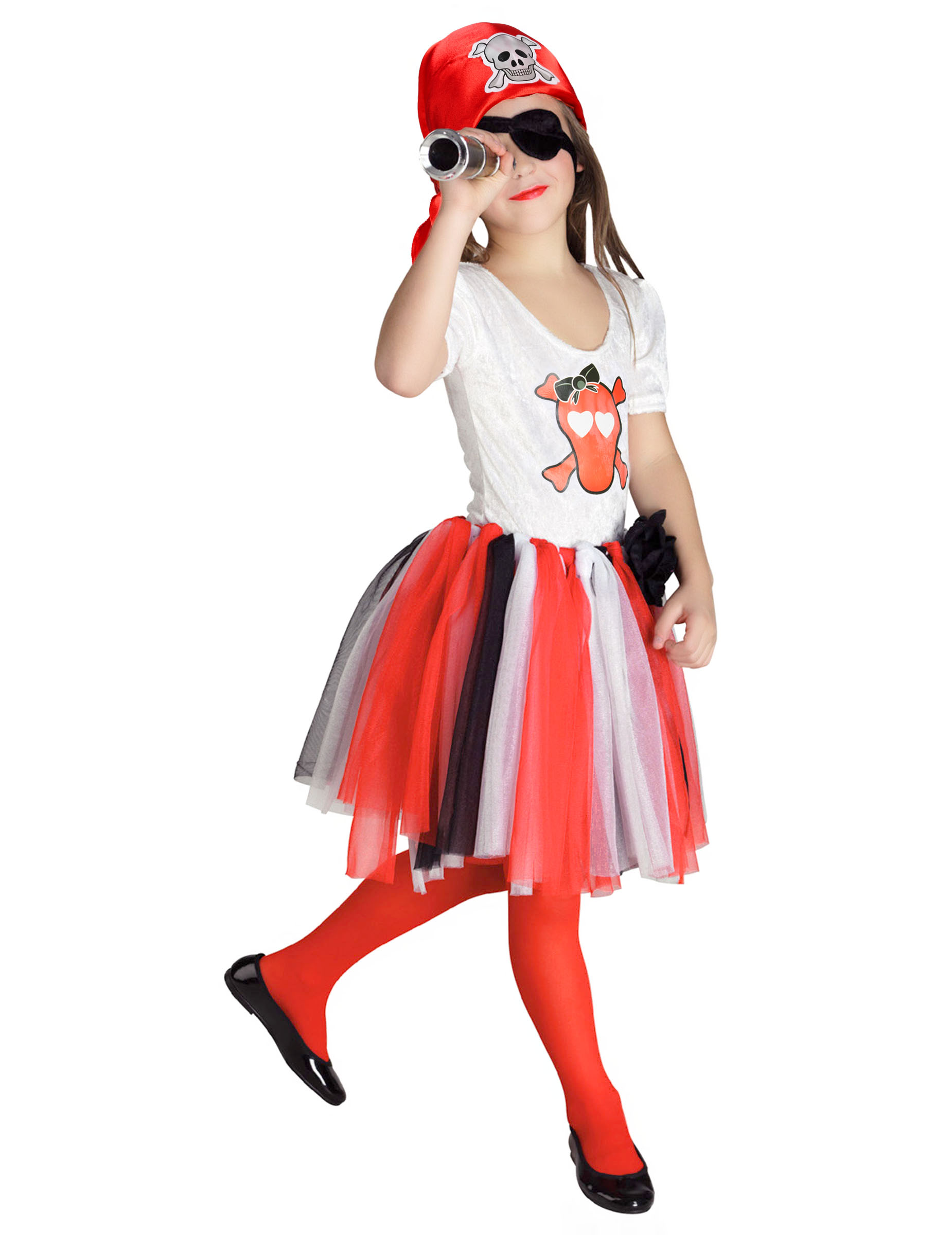 Déguisement pirate tutu fille