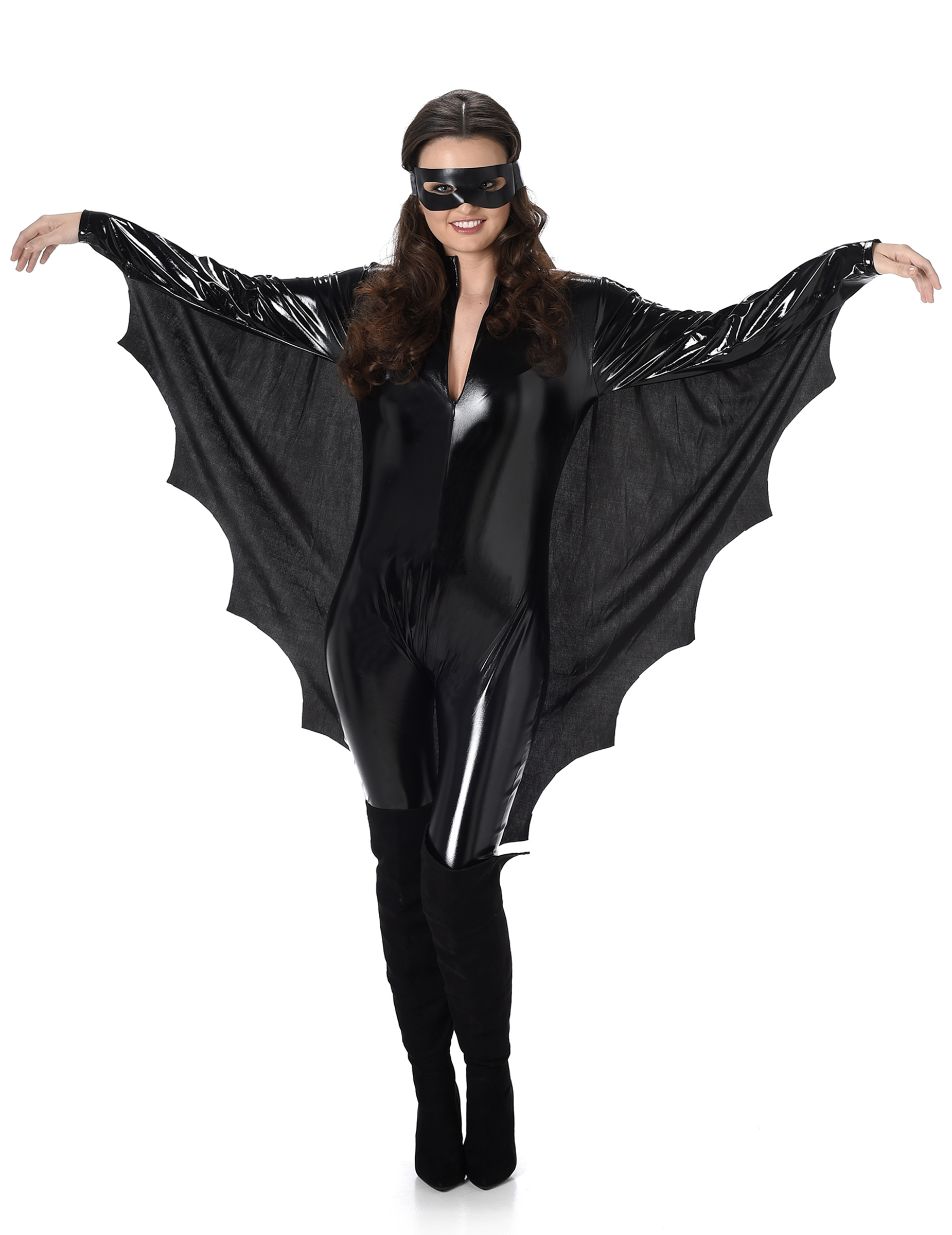 Déguisement chauve-souris noire sexy femme
