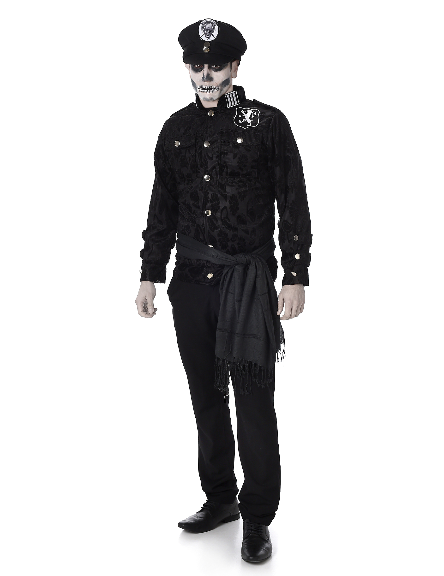 Déguisement officier zombie homme