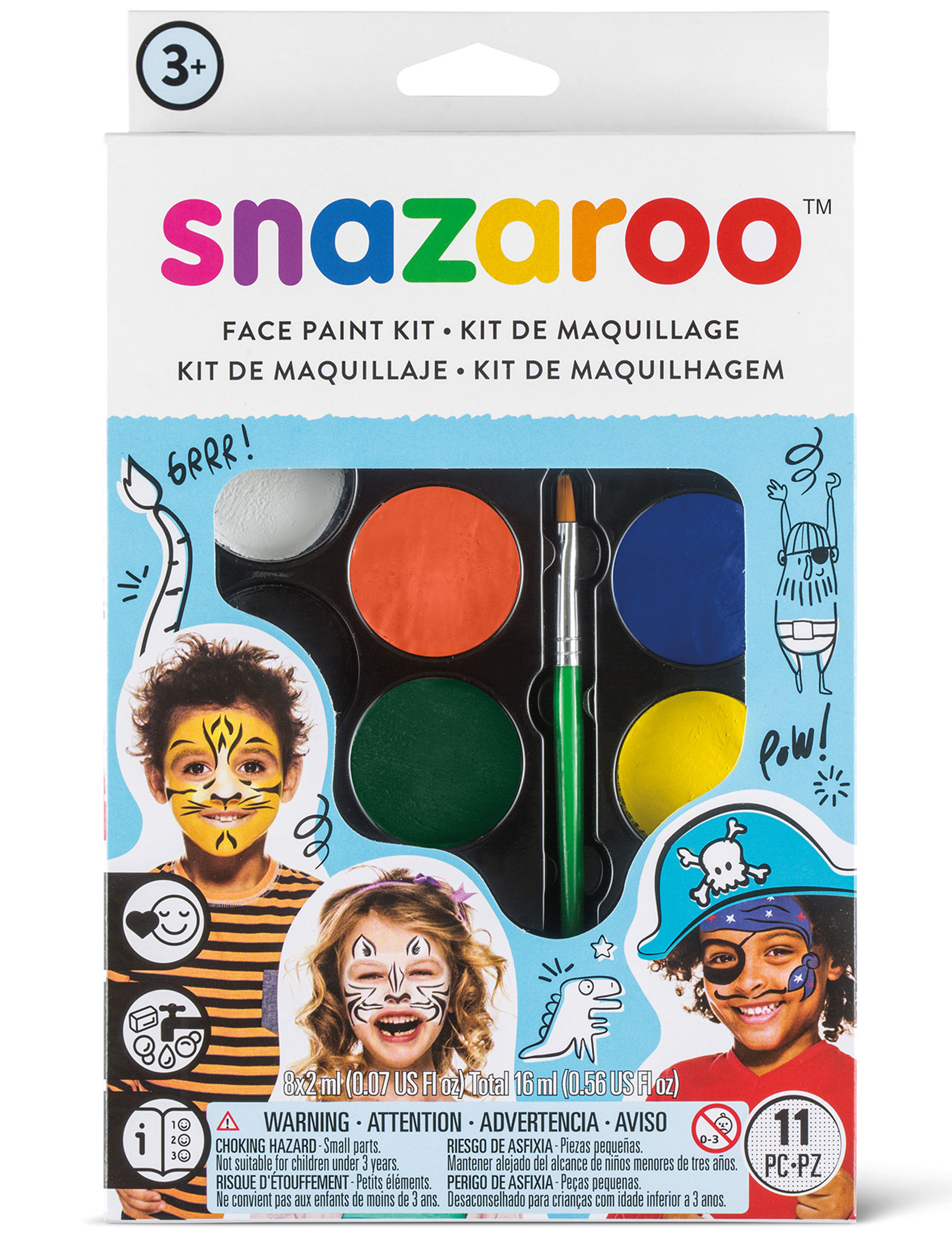 Palette maquillage garçon Snazaroo