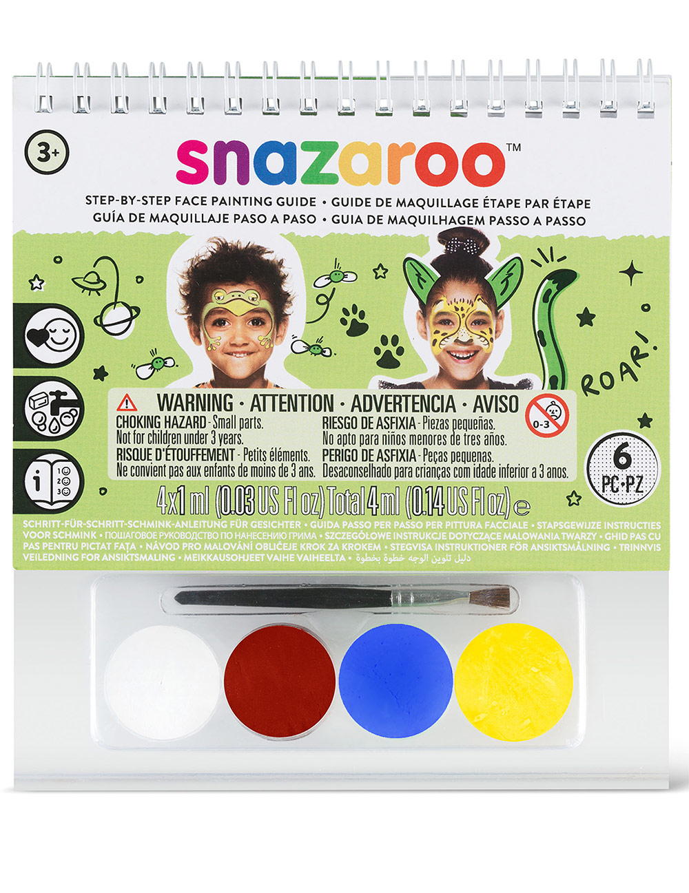 Mini kit maquillage mixte Snazaroo avec livret