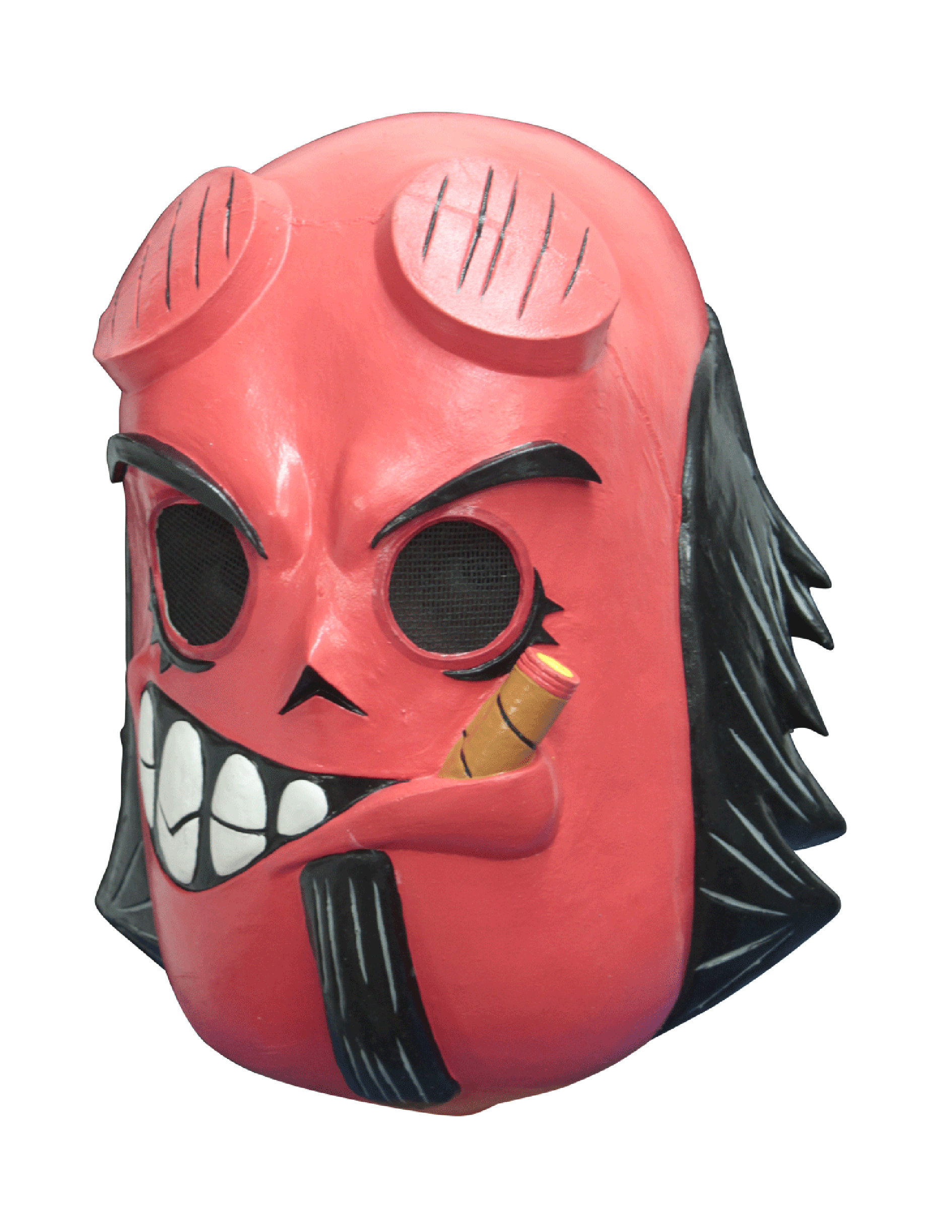 Masque diable rouge - Dia de los muertos adulte
