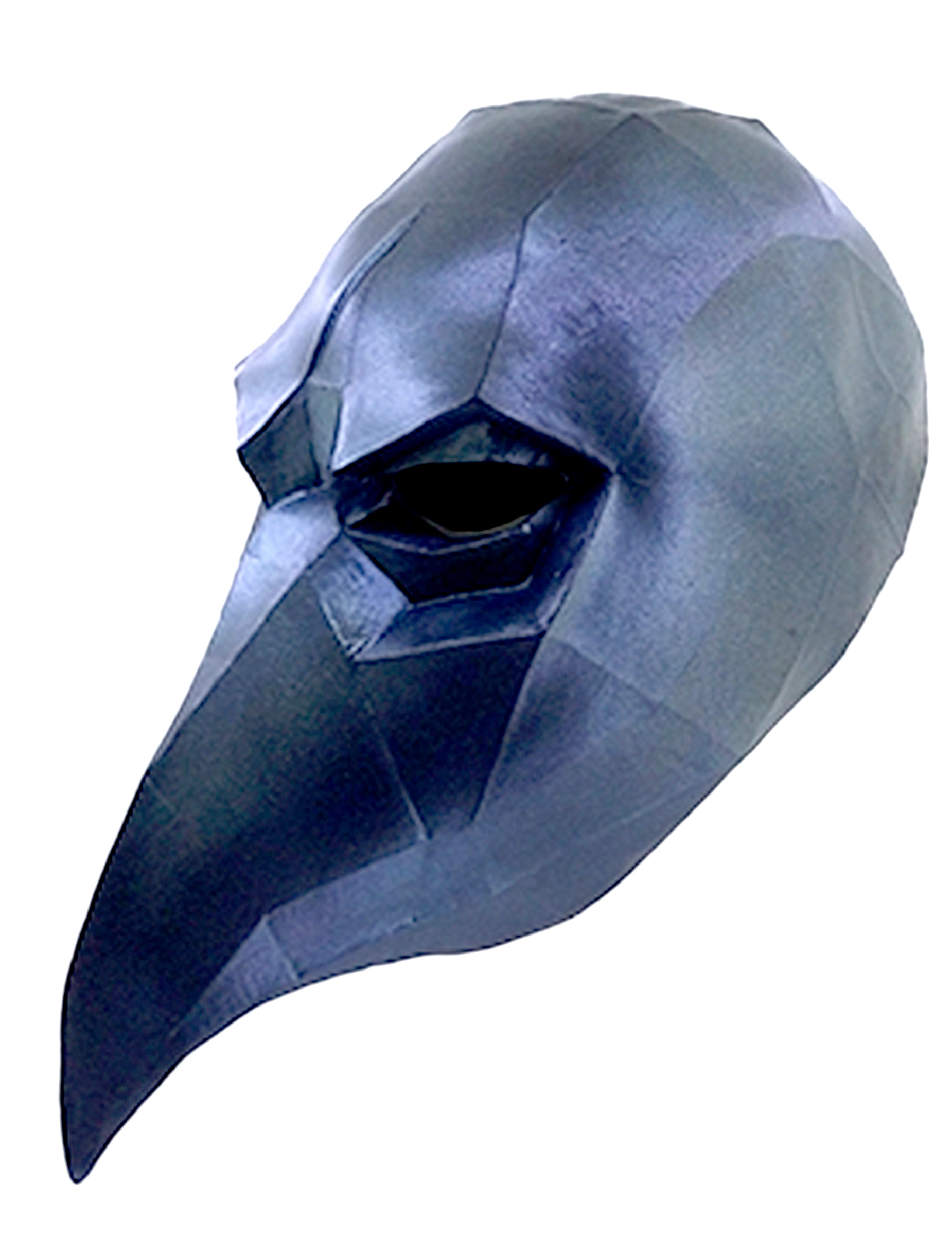 Masque corbeau low poly