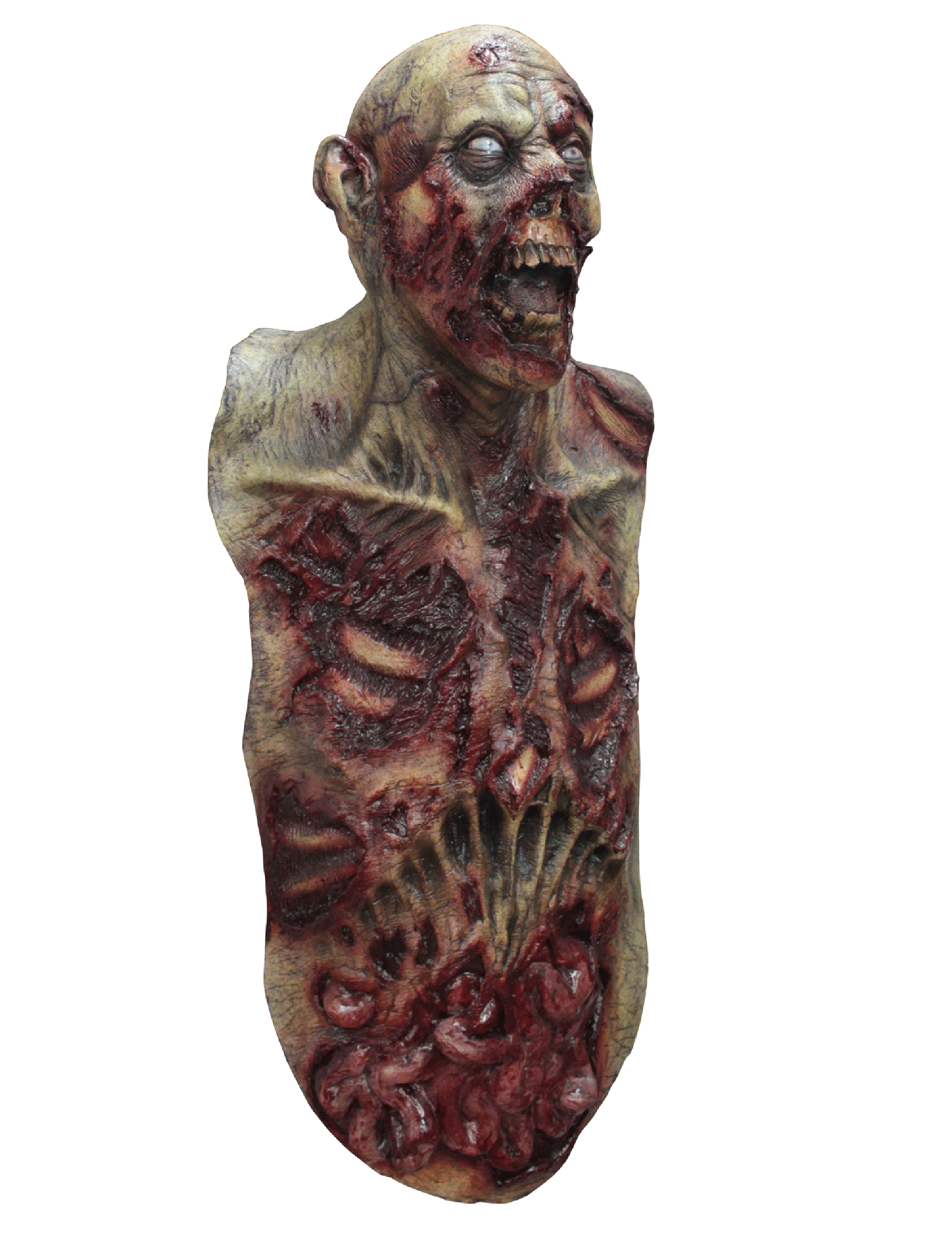 Masque intégral et buste zombie adulte