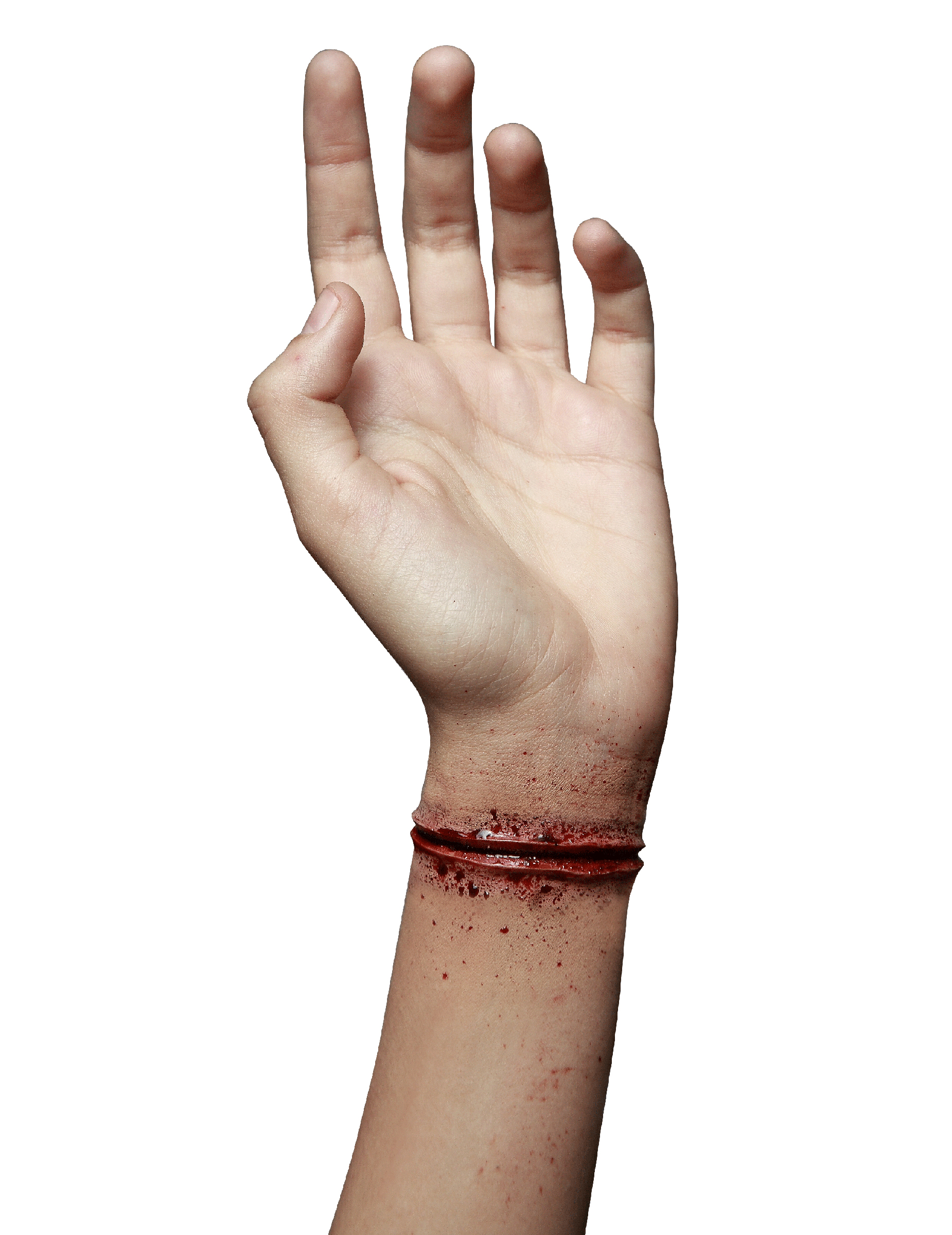Fausse blessure poignet tranché adulte Halloween