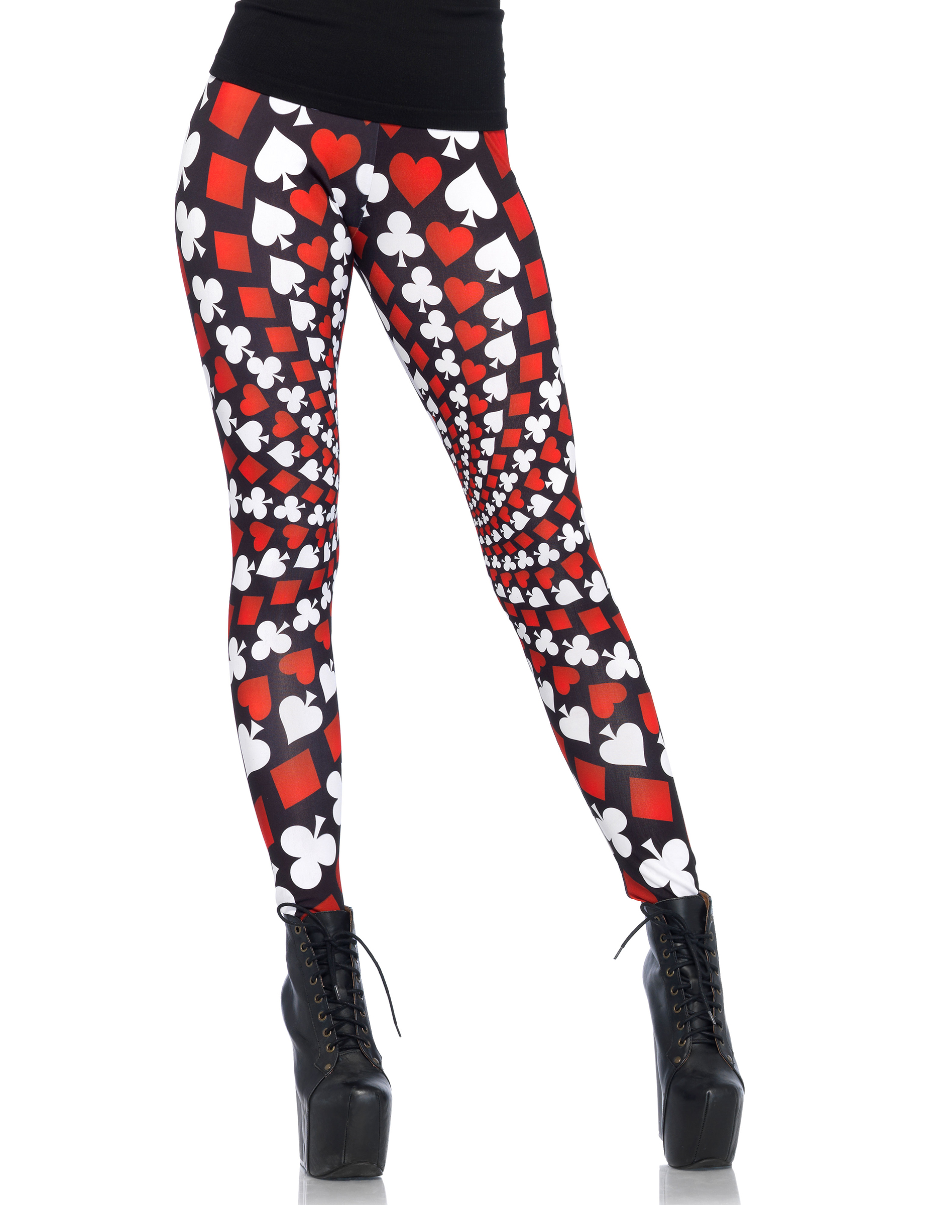 Legging cartes psychédélique femme