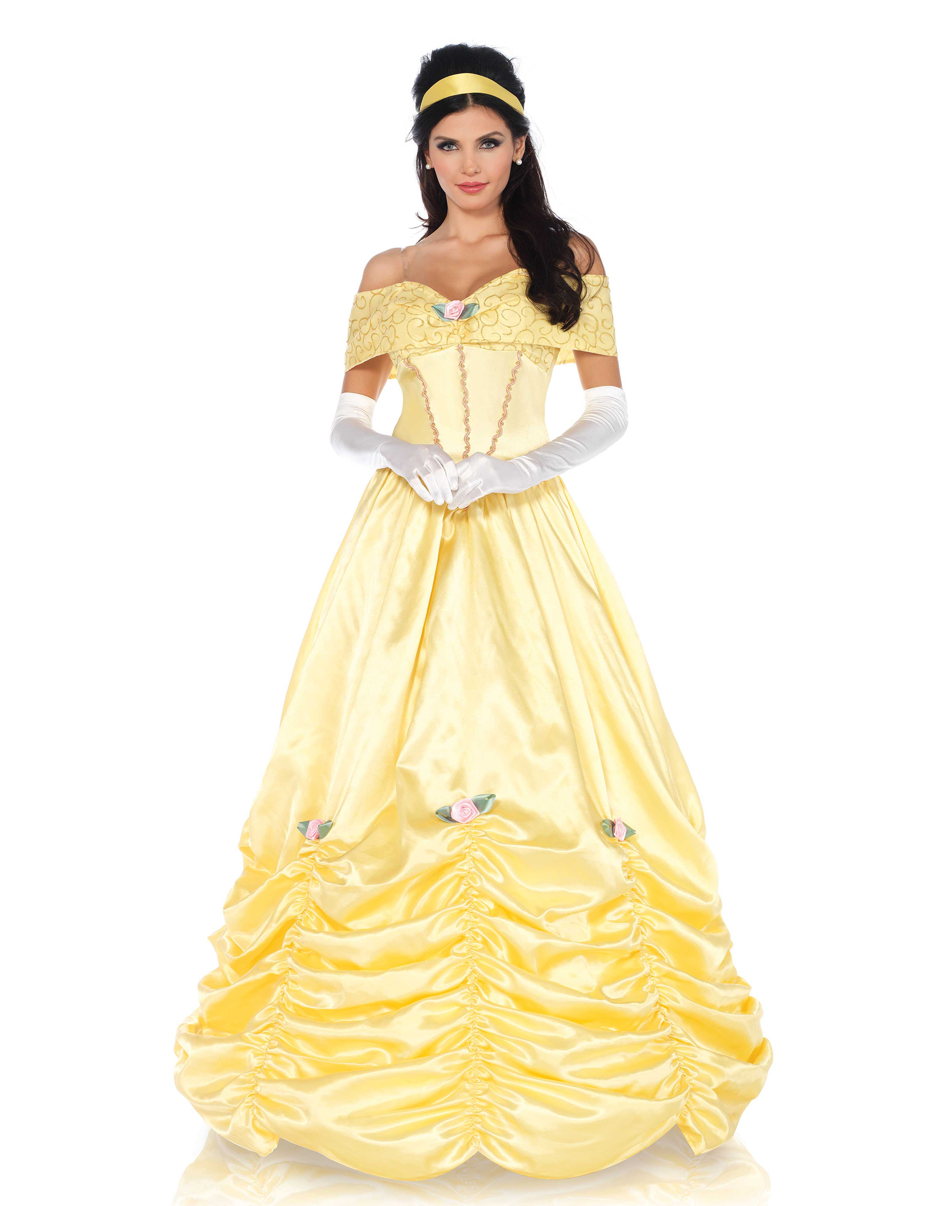Déguisement princesse féérique jaune femme