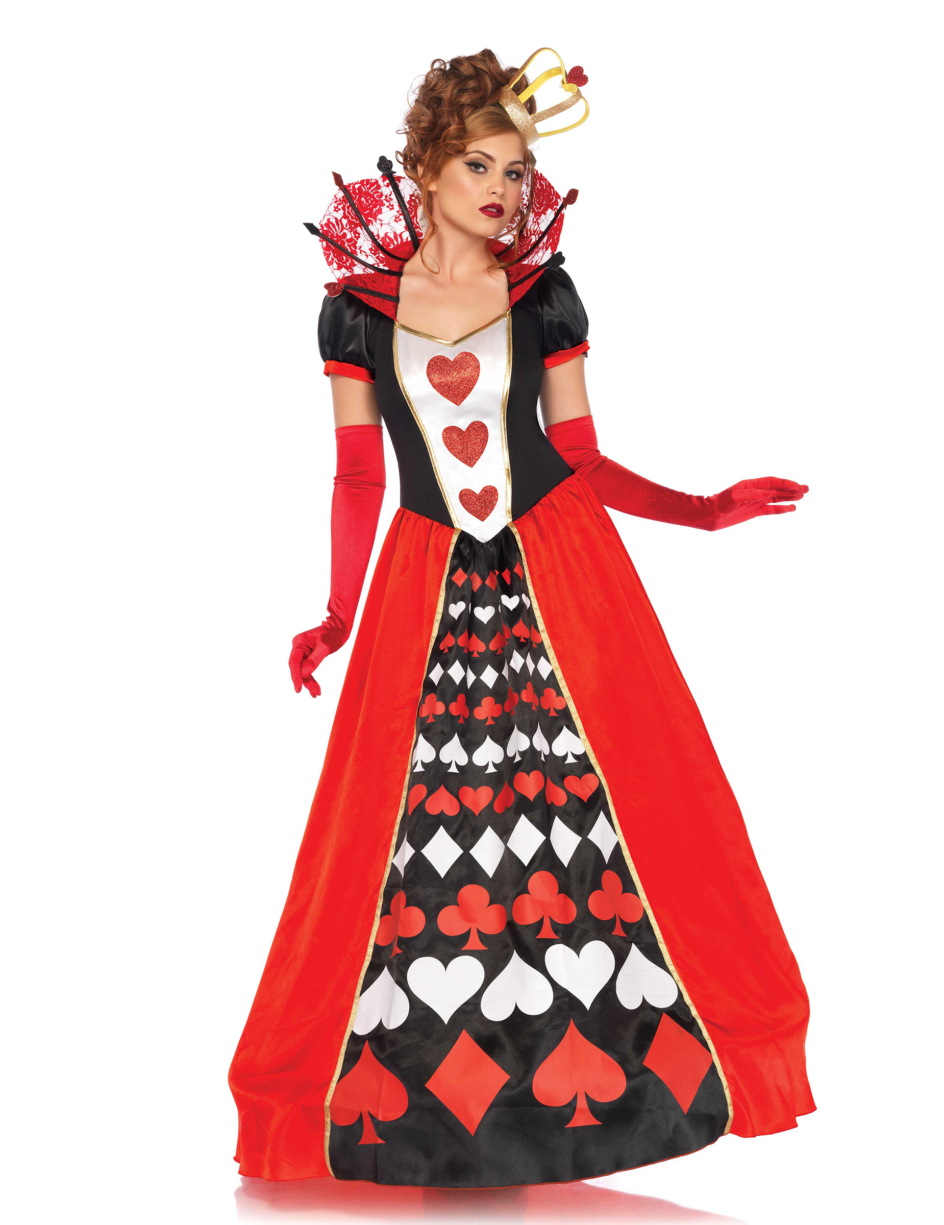 Déguisement rouge reine de coeur femme