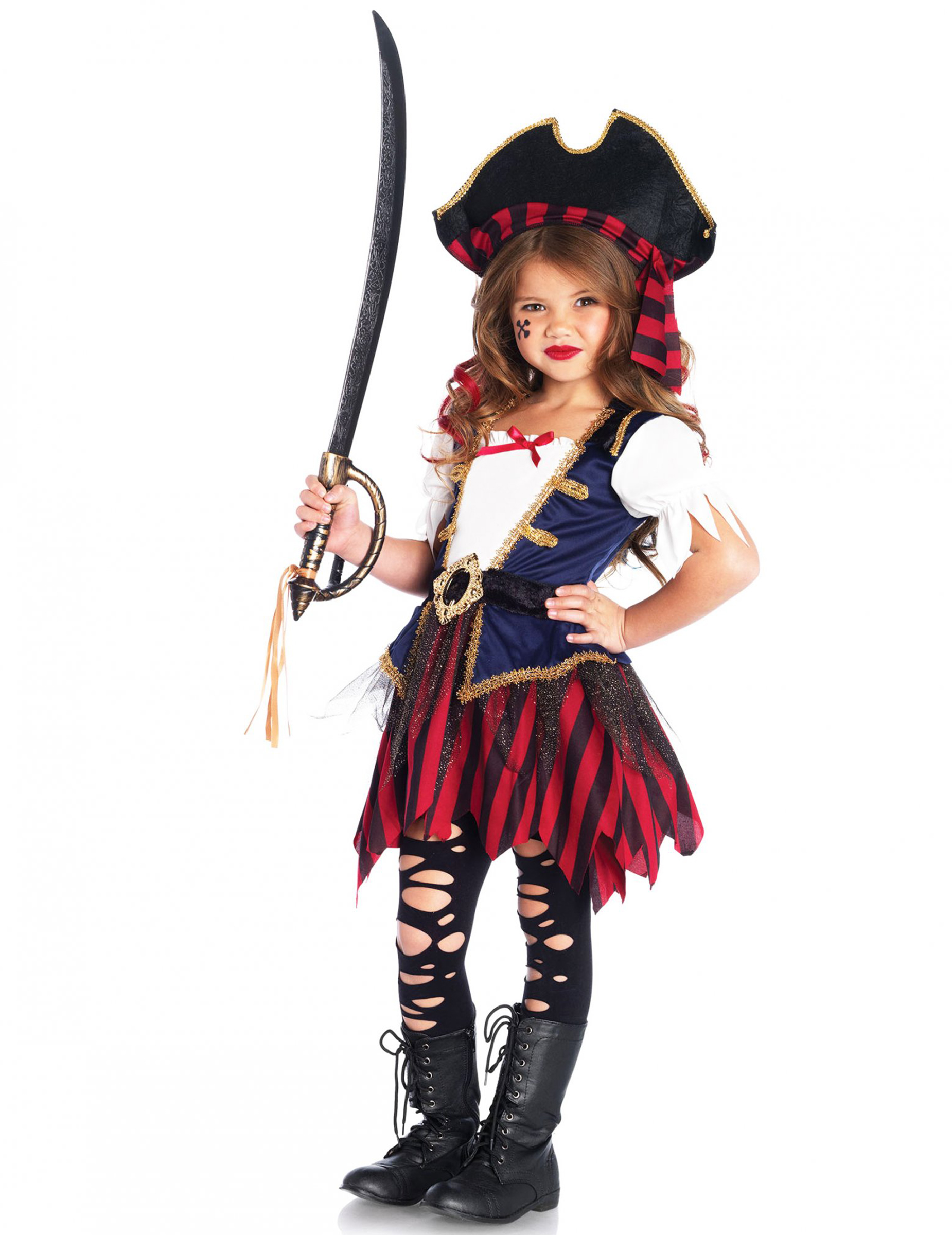 Déguisement trésor de pirate fille