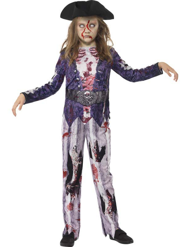 Déguisement zombie pirate fille Halloween