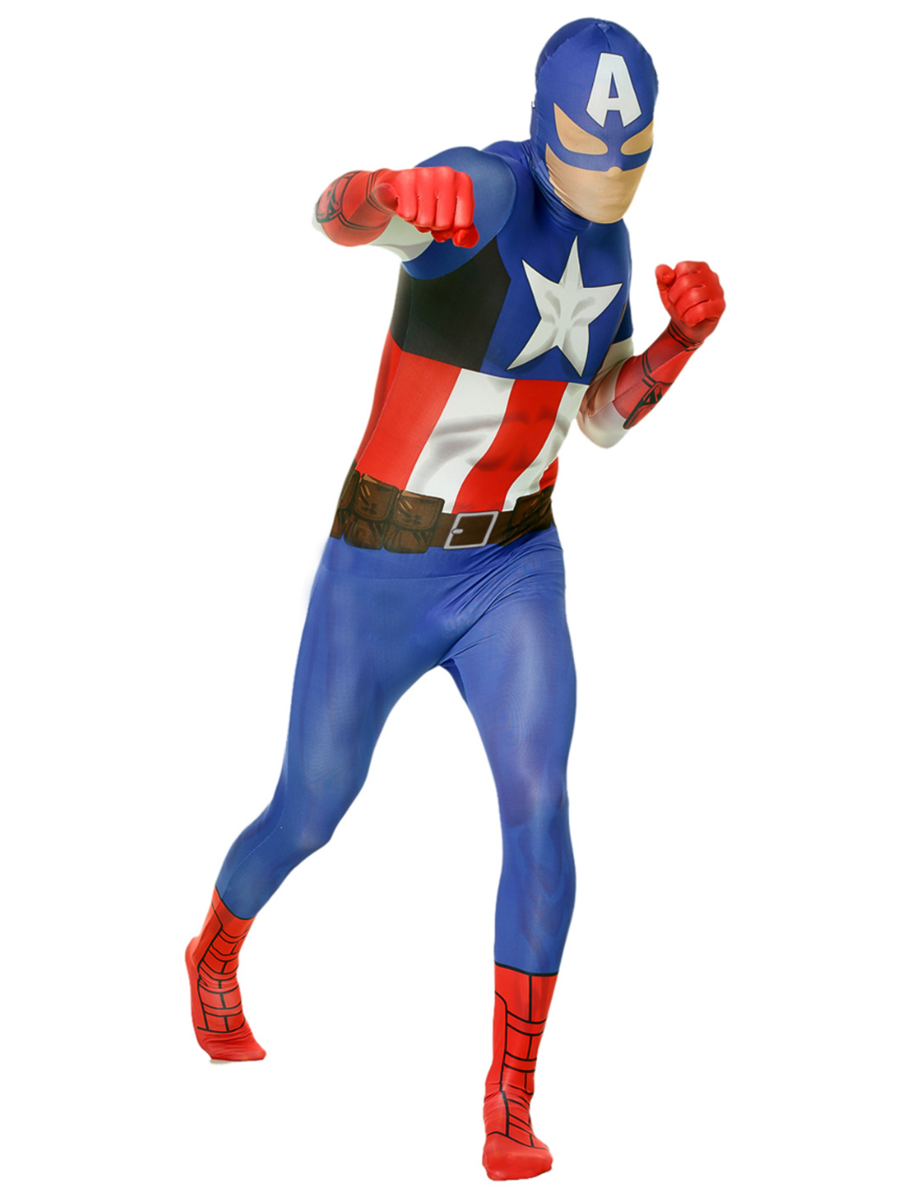 Déguisement classique Captain America adulte Morphsuits