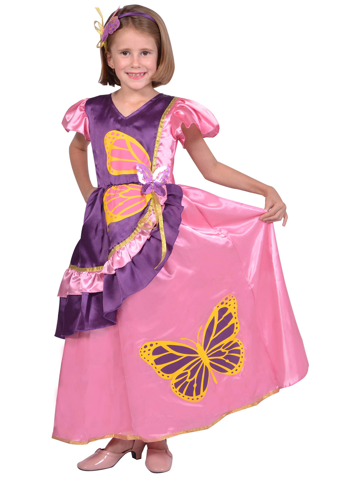 Déguisement princesse papillon fille