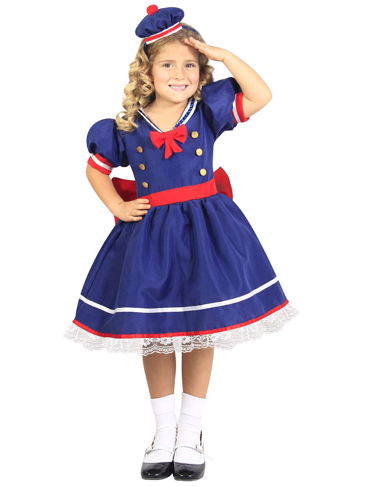 Déguisement marin bleu fille