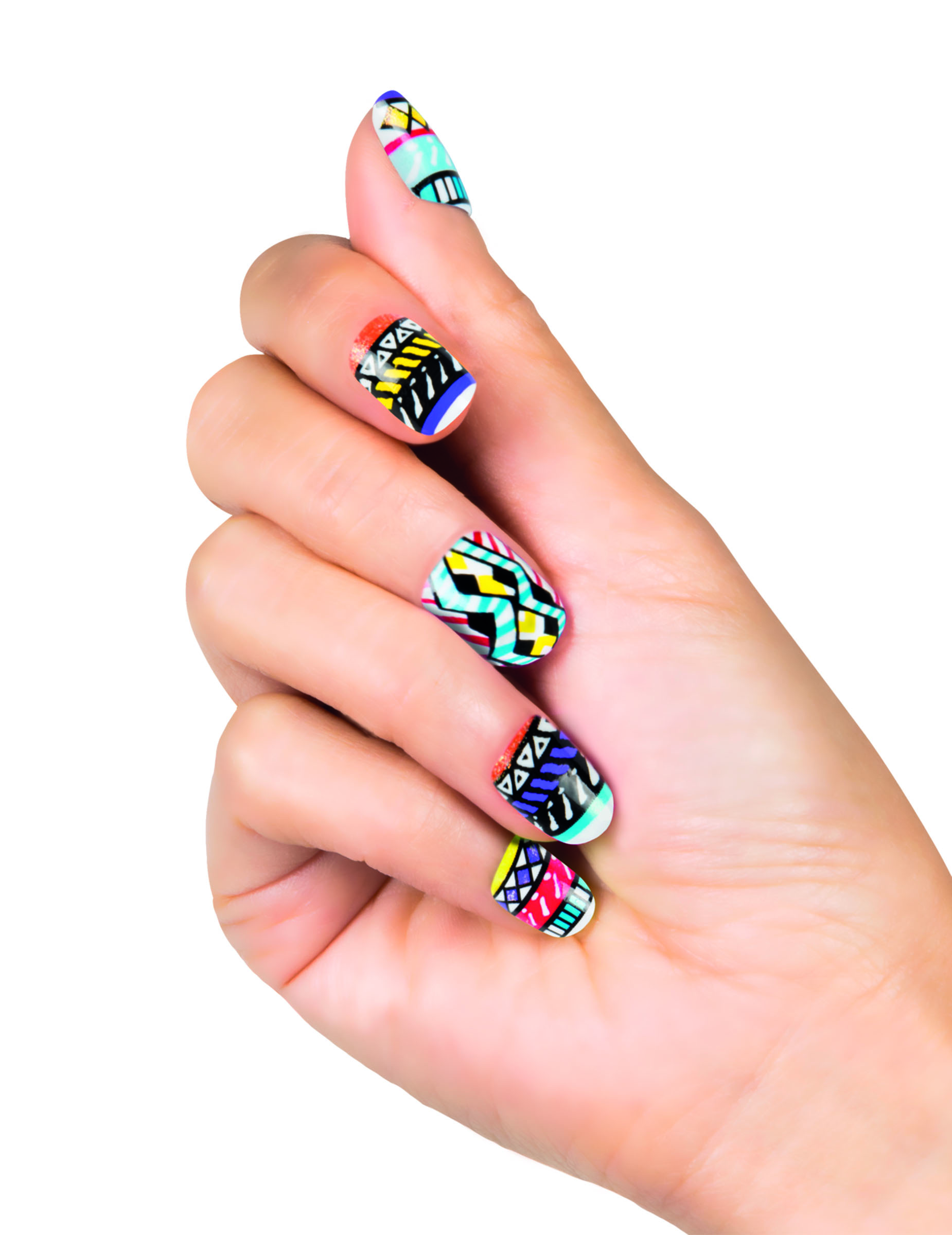 Faux ongles adhésifs fantasy tribal femme