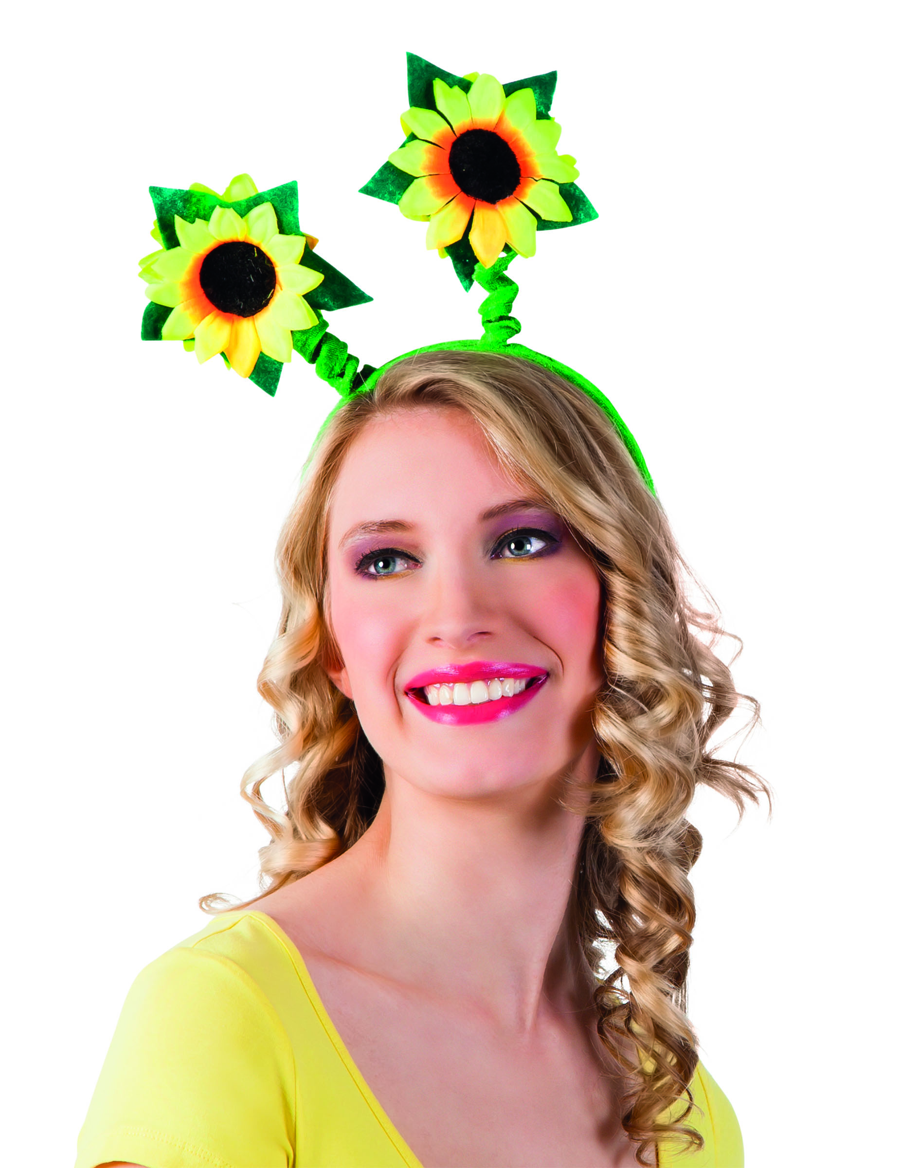 Serre-tête fleur tournesol adulte