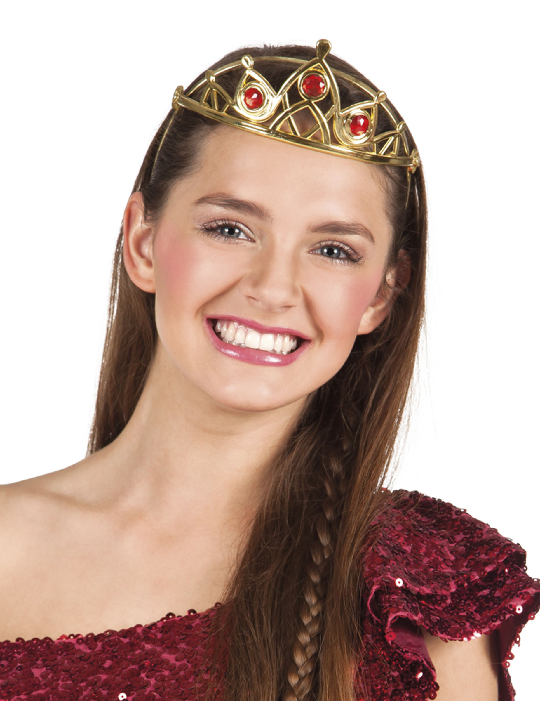 Petite couronne dorée princesse adulte