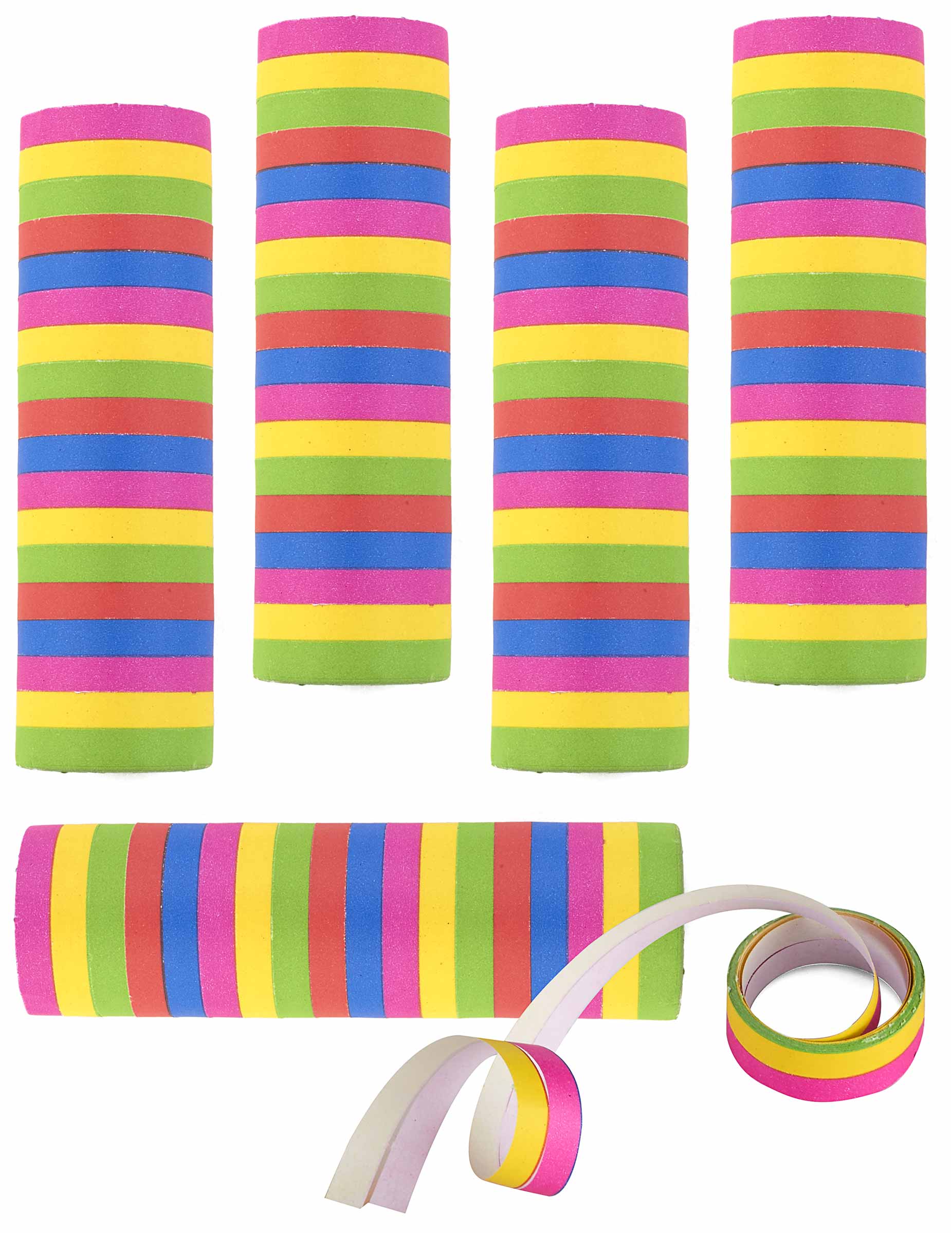 5 Rouleaux serpentins 4 m