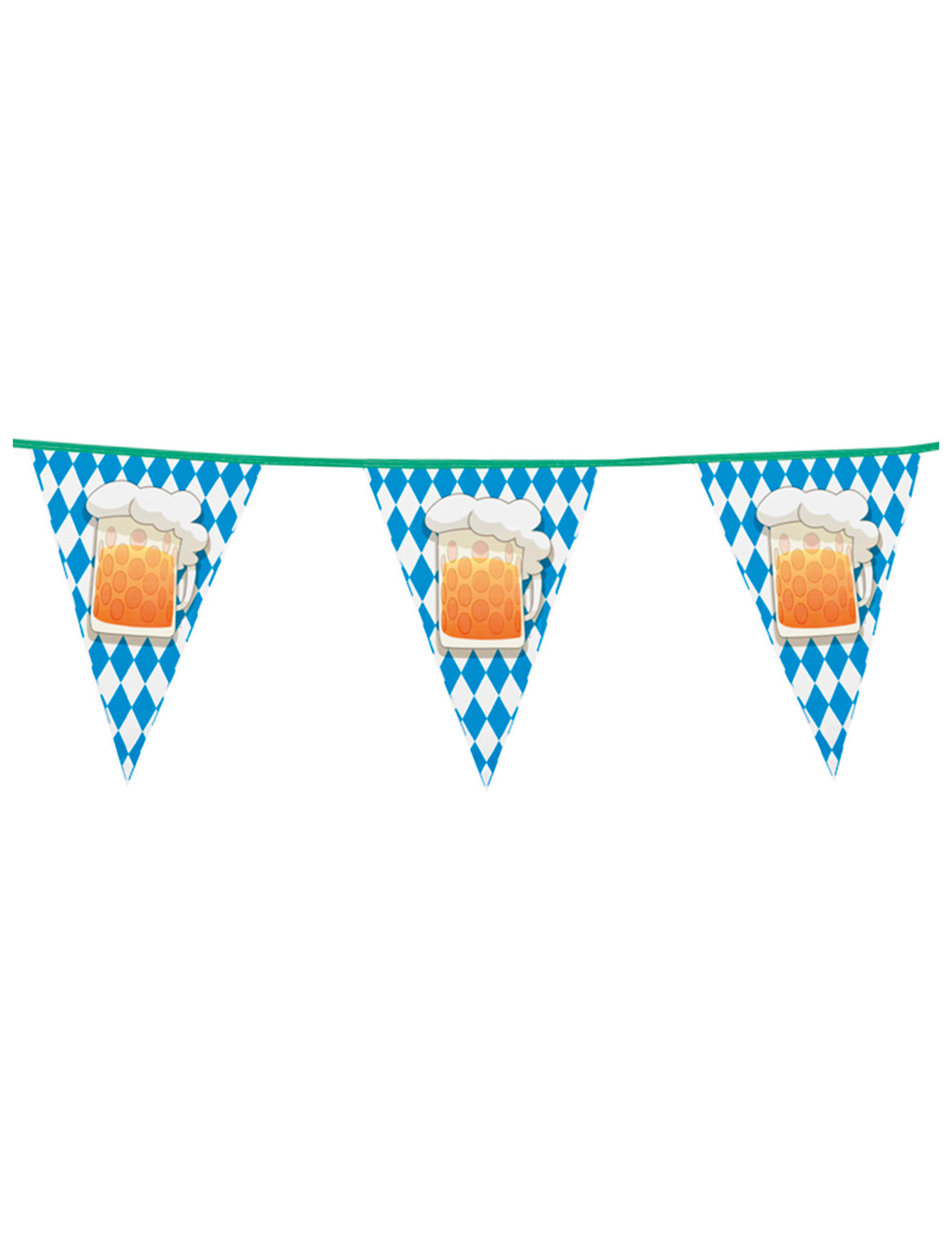 Guirlande à fanions fête de la bière 6 m