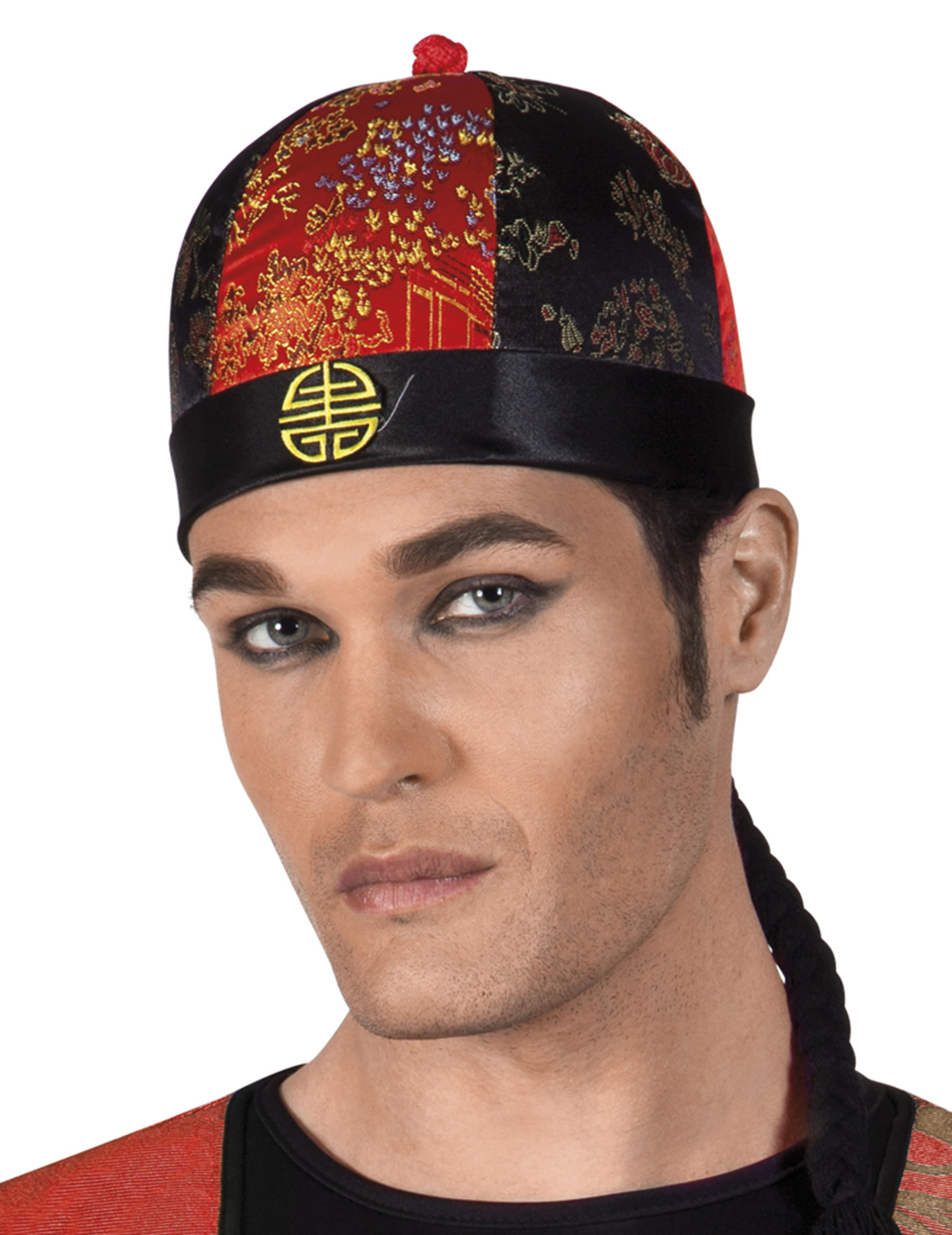 Coiffe chinois avec tresses adulte