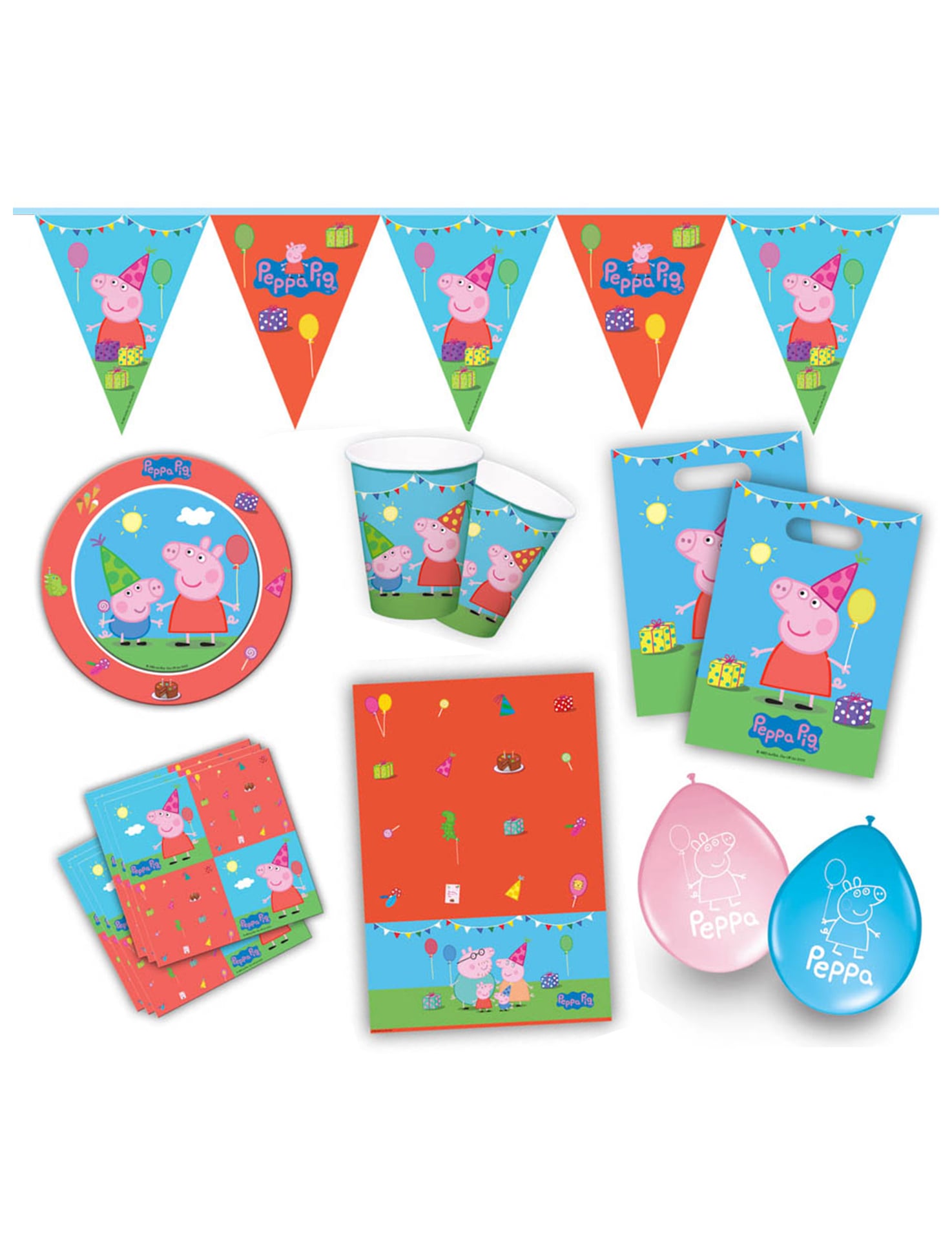Kit anniversaire Peppa Pig