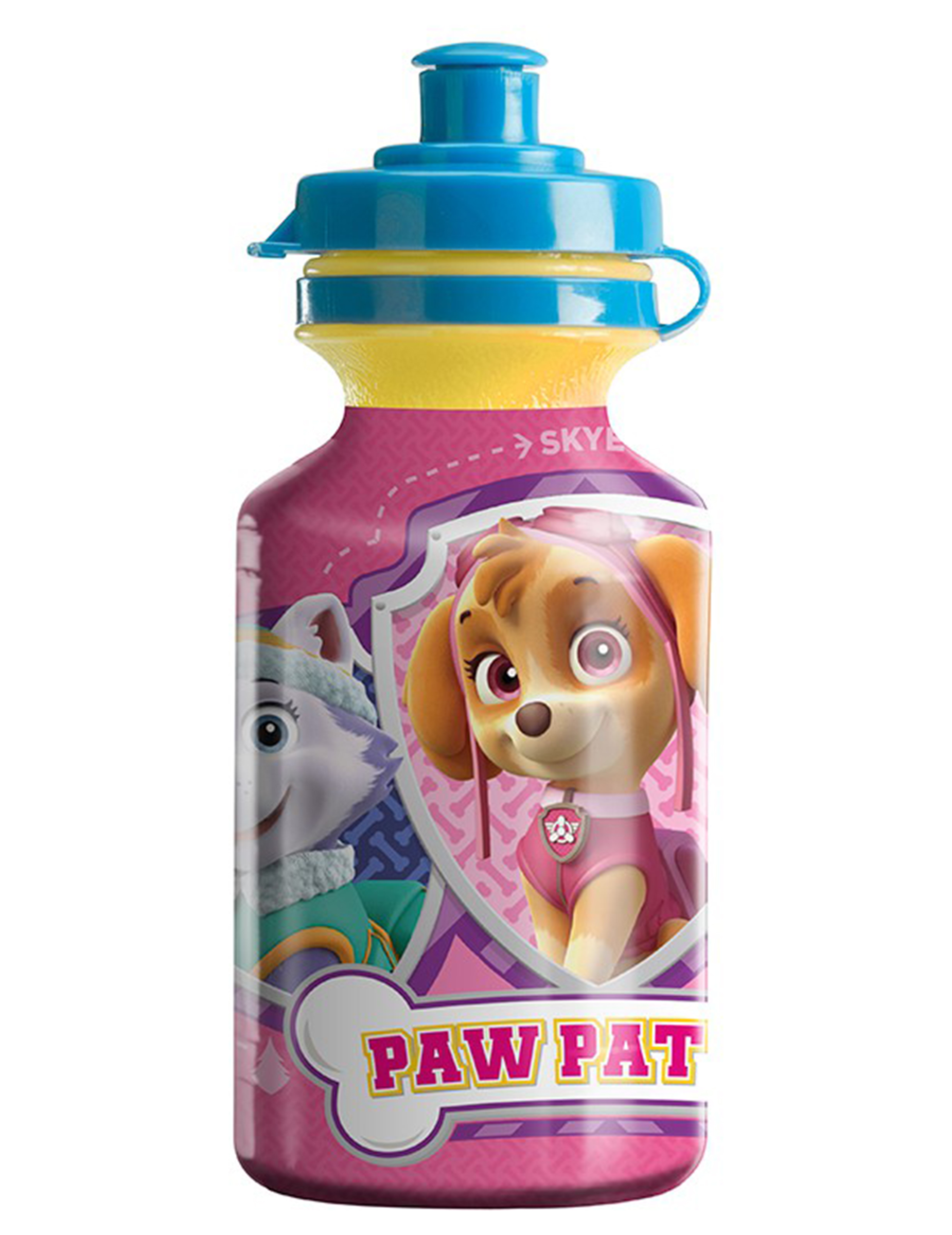 Gourde Pat'patrouille rose avec bonbons