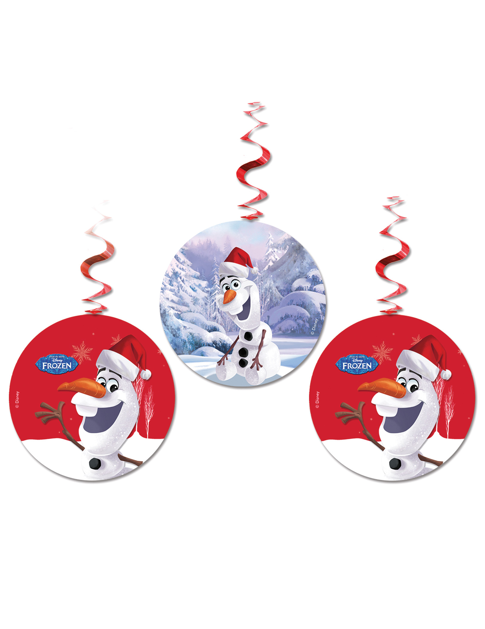 3 Suspensions Olaf Christmas