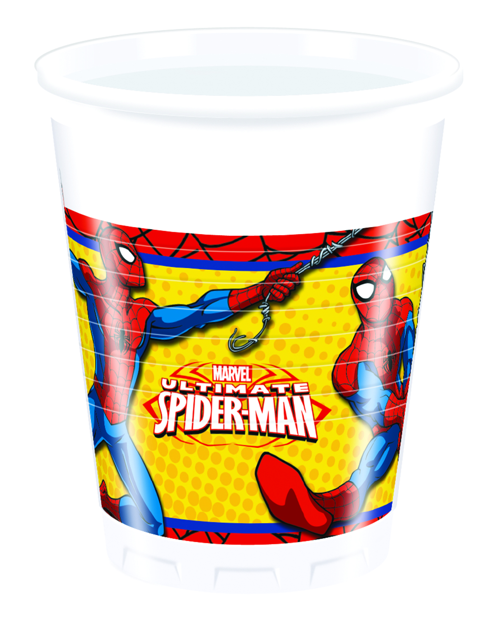 8 Gobelets en plastique Ultimate Spiderman