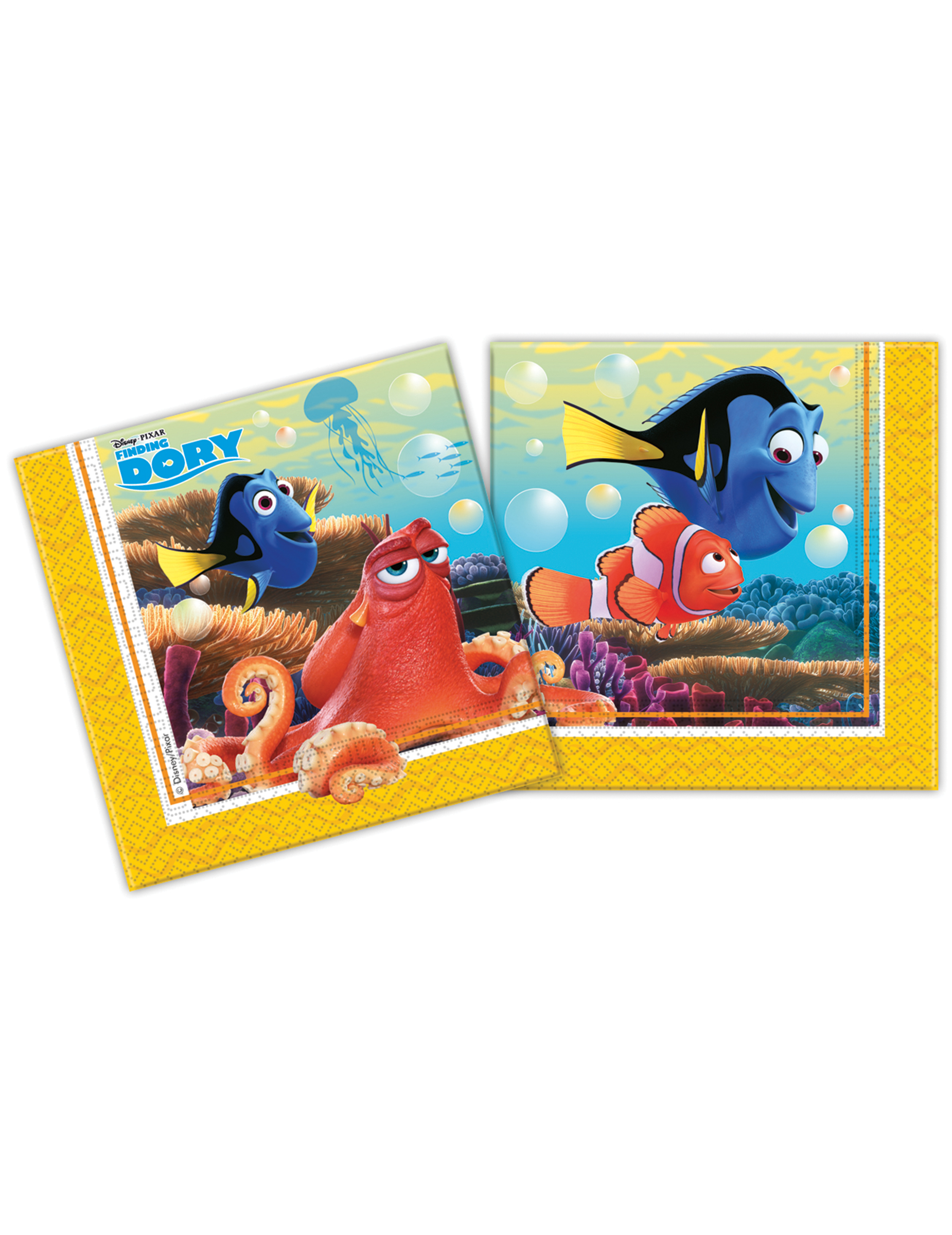 20 Serviettes en papier Dory