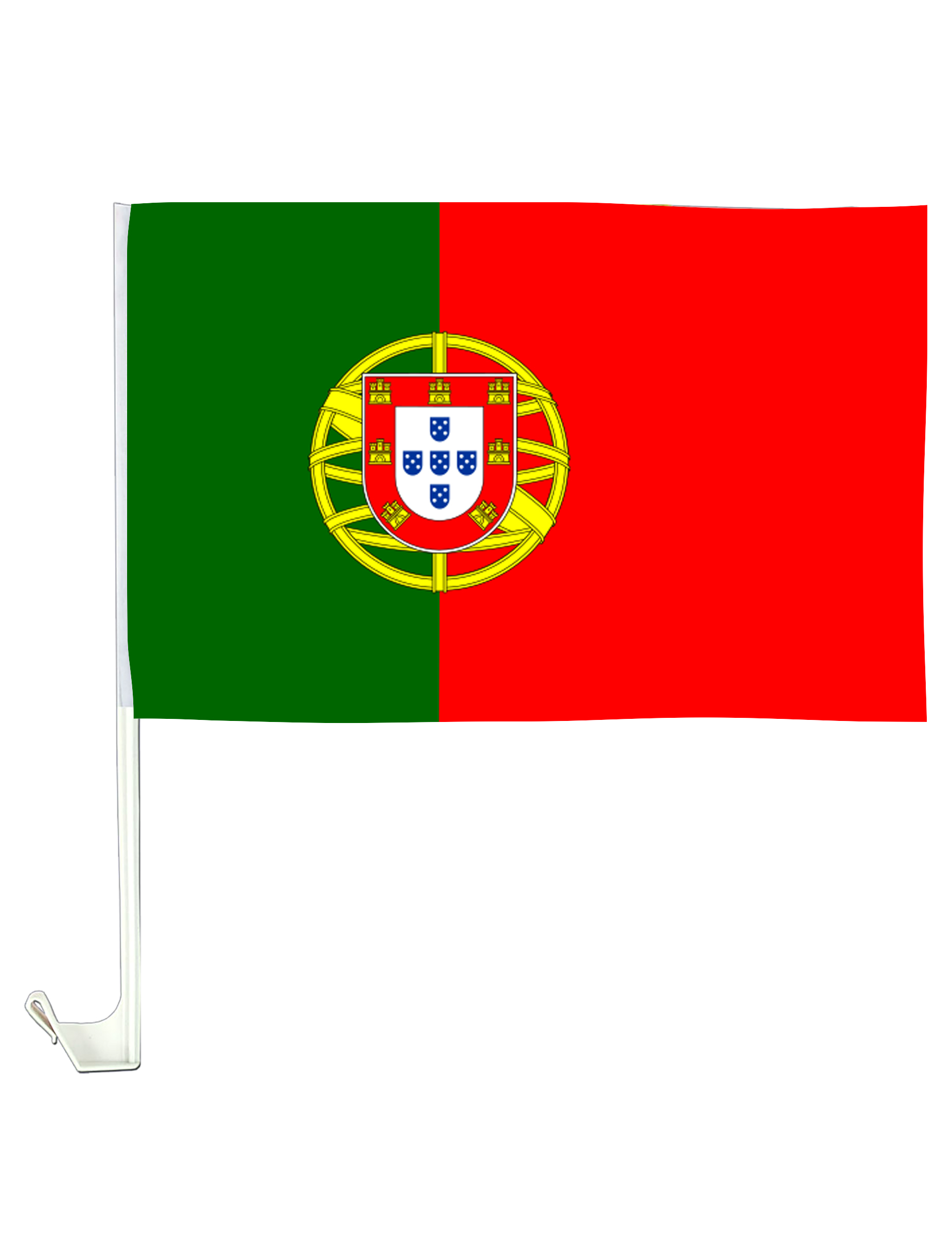 Drapeau pour voiture Portugal 30 x 46 cm