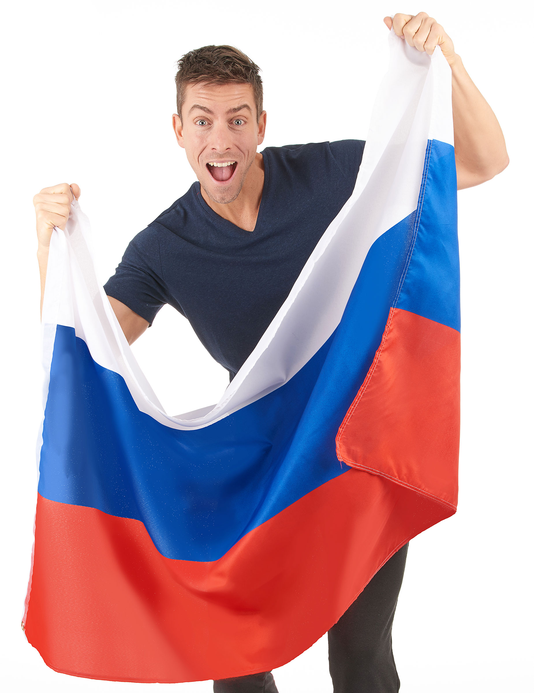 Drapeau supporter Russie 90 x 150 cm