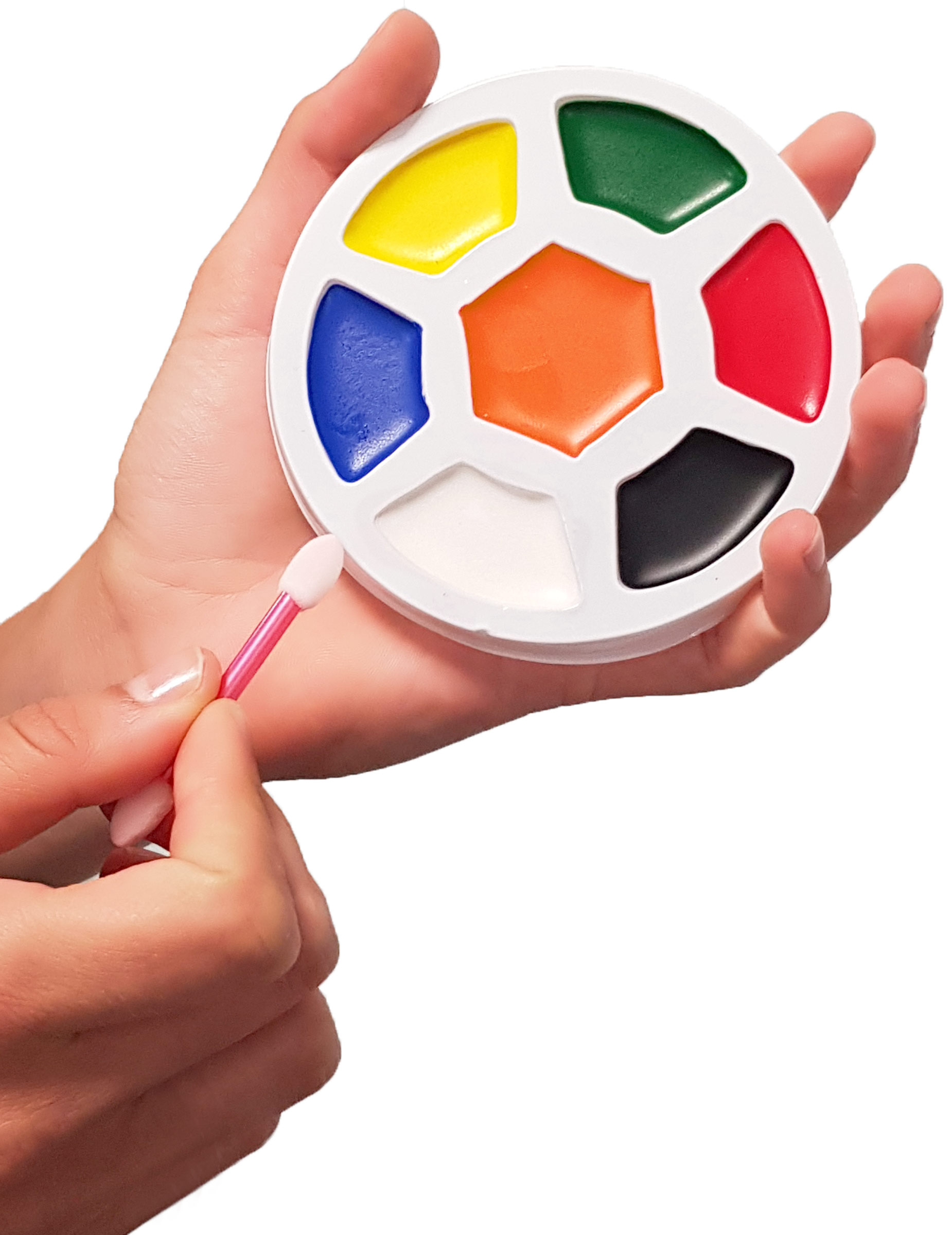 Palette maquillage 7 couleurs ballon de foot