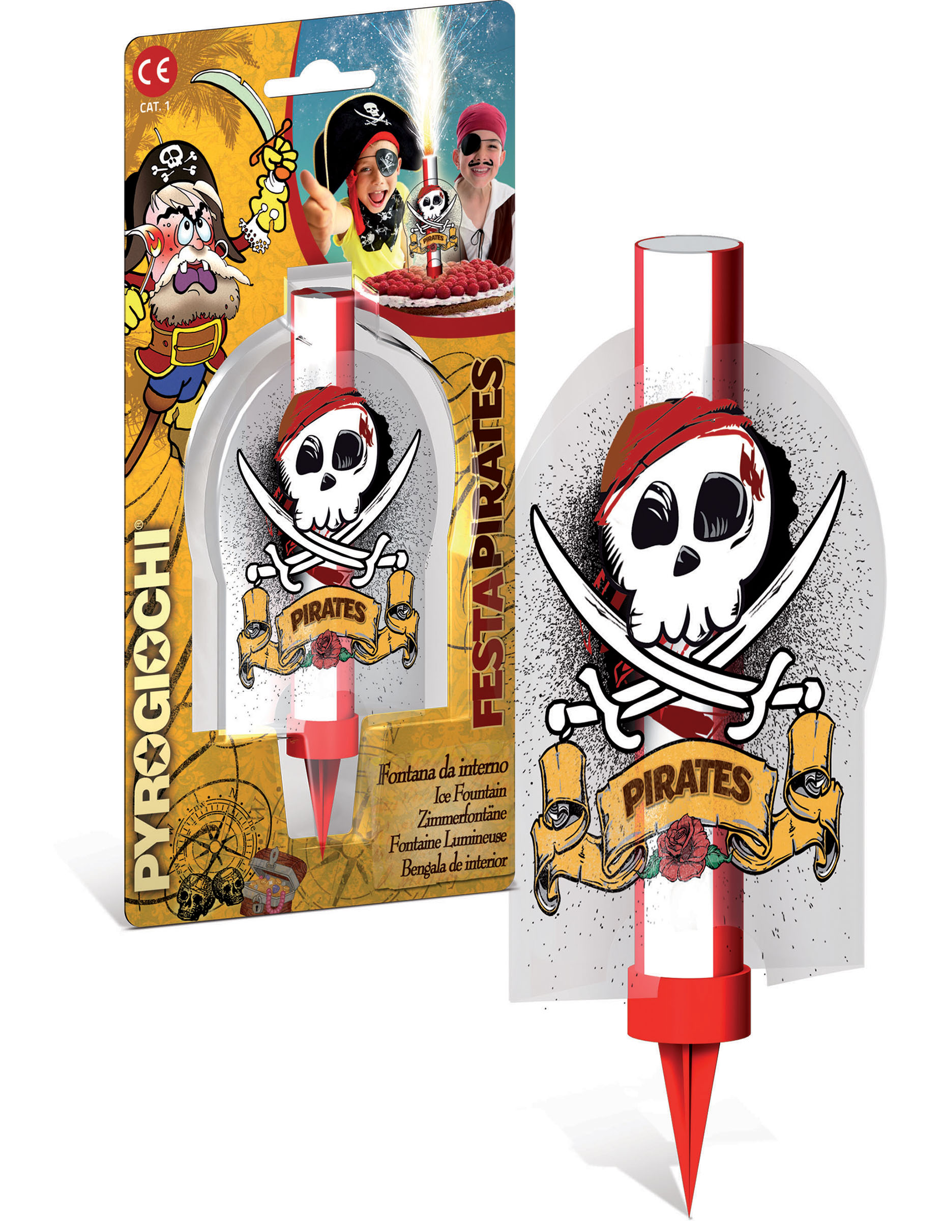 Bougie fontaine Pirate